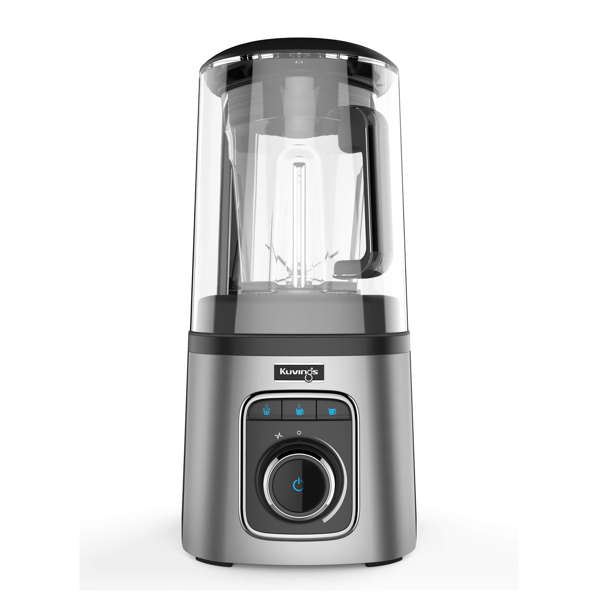 Kuvings Vacuum Sealed Auto Blender SV500S with BPA-Free Components Quiet Blender Virtually No Foam Heavy Duty 1700W Motor Silver