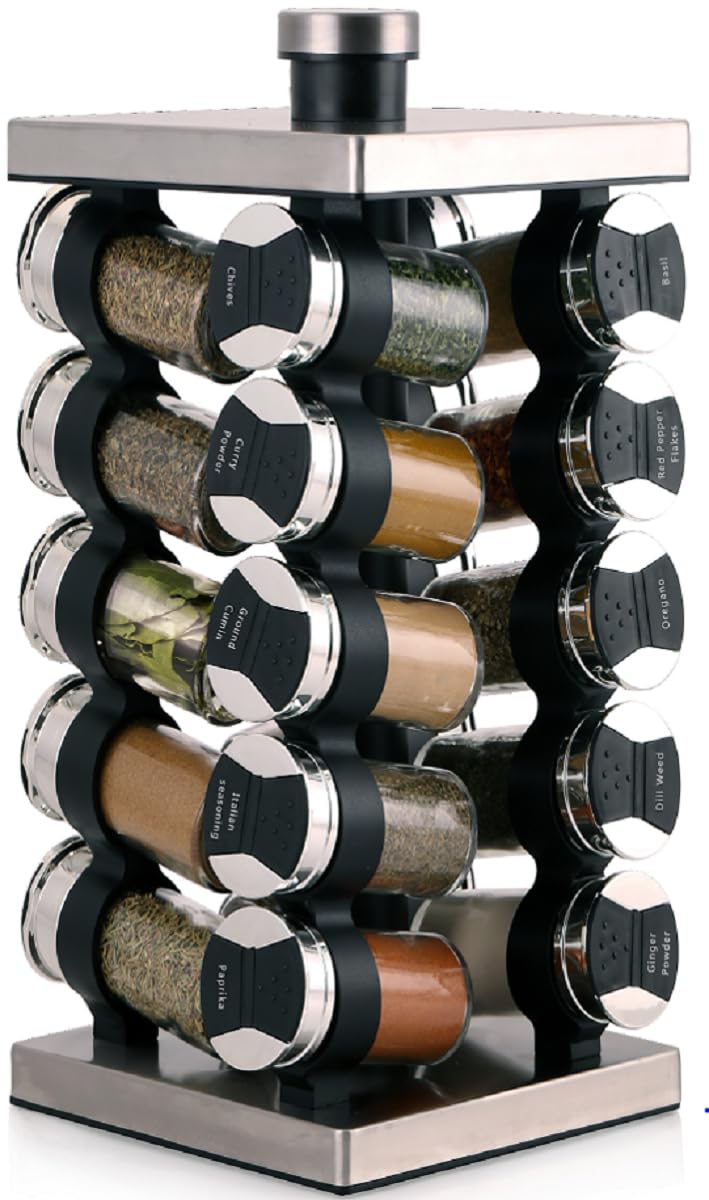 Orii Rotating 20 Jar Spice Rack