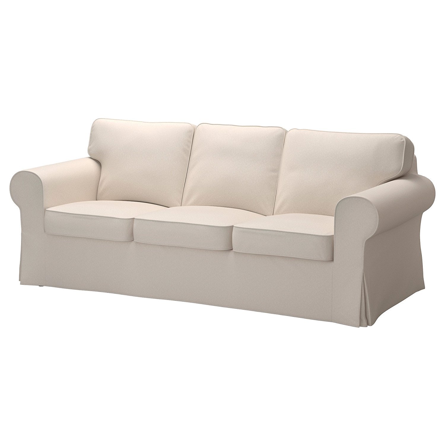 IKEA EKTORPソファソファーカバーlofalletベージュ[ 3つクッションソファーカバー]アイテム903.217.04 by lofallet