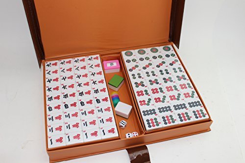 (Green) - We pay your sales tax Chinese Numbered X-Large Tiles Mahjong Set. 144 ...