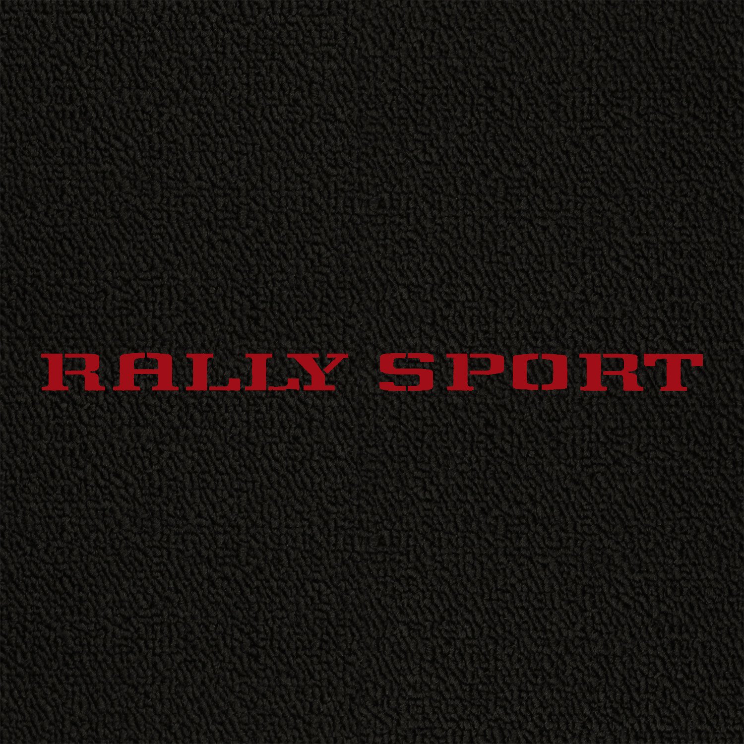 Lloyd Mats ? クラシックループブラック4pcフロアマットforカマロRally Sport 1973 WITHレッドRally Sport刺繍
