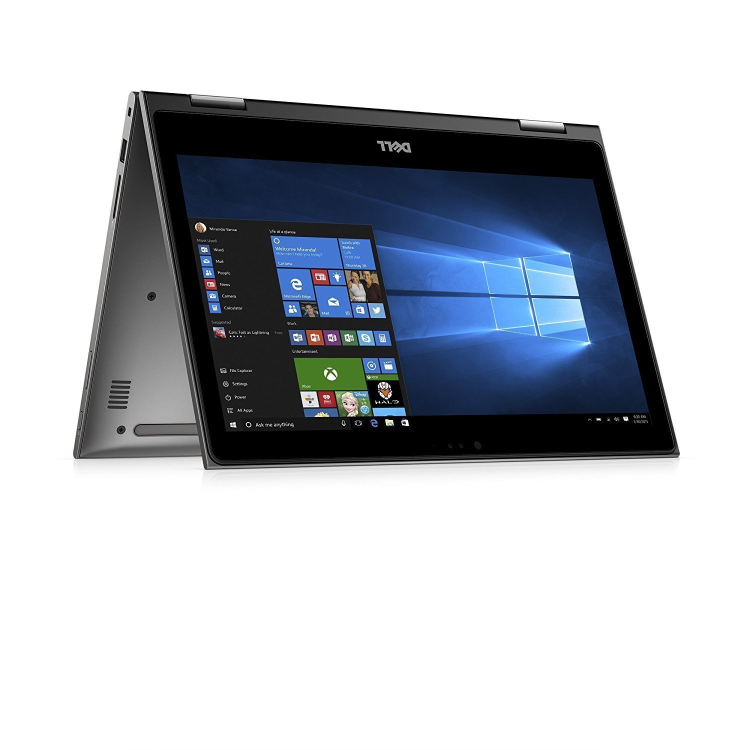Newest 2018 Dell Inspiron 5000 2-in-1 Flagship 13.3 Full HD Touchscreen Backlit Keyboard Laptop PC Intel Core i7-8550U Quad-Core 16GB DDR4 512GB SSD HDMI 2 USB 3.1 Windows 10 (Gray)