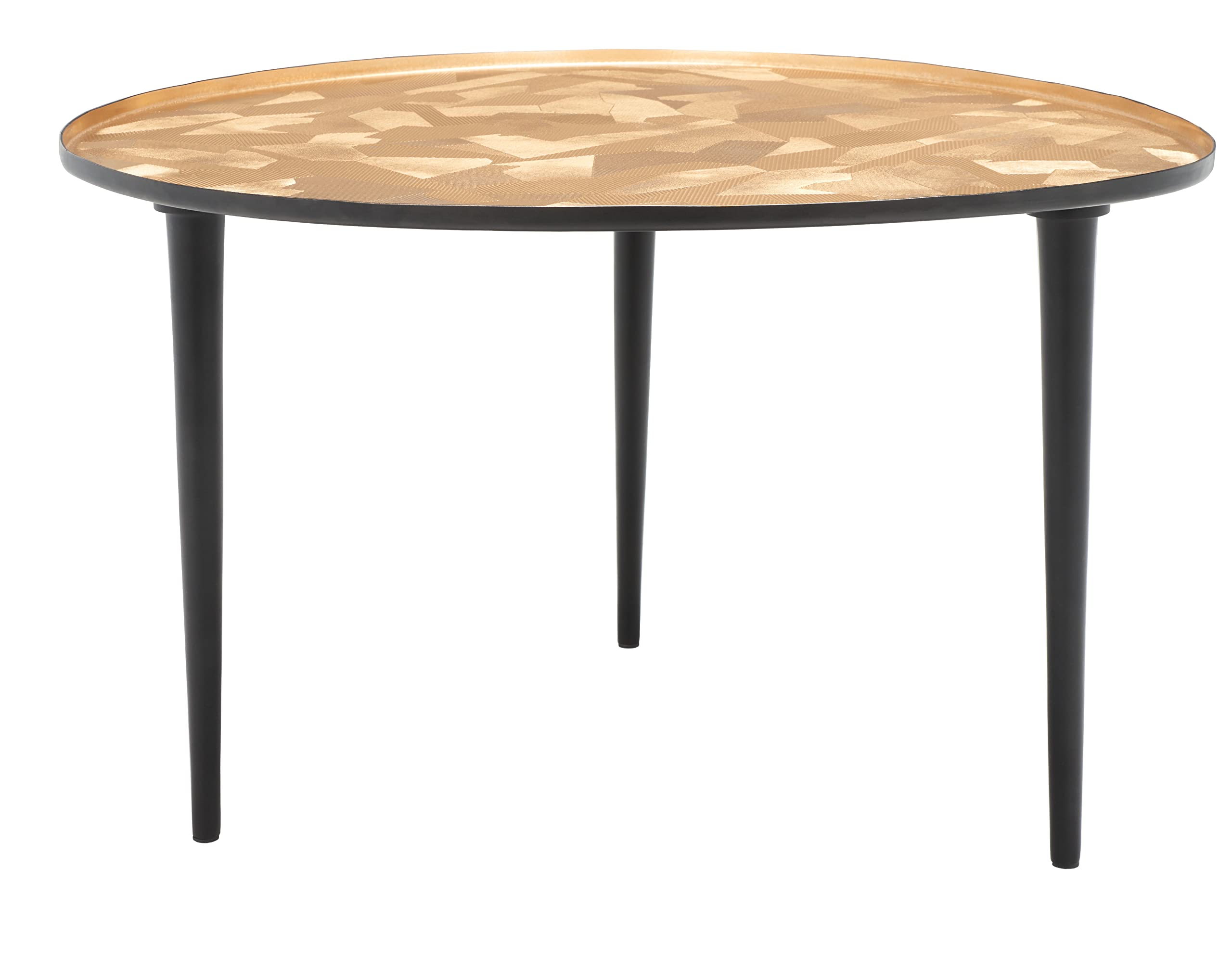 Safavieh Home Hera Taupe and Black Side Table 141［並行輸入］