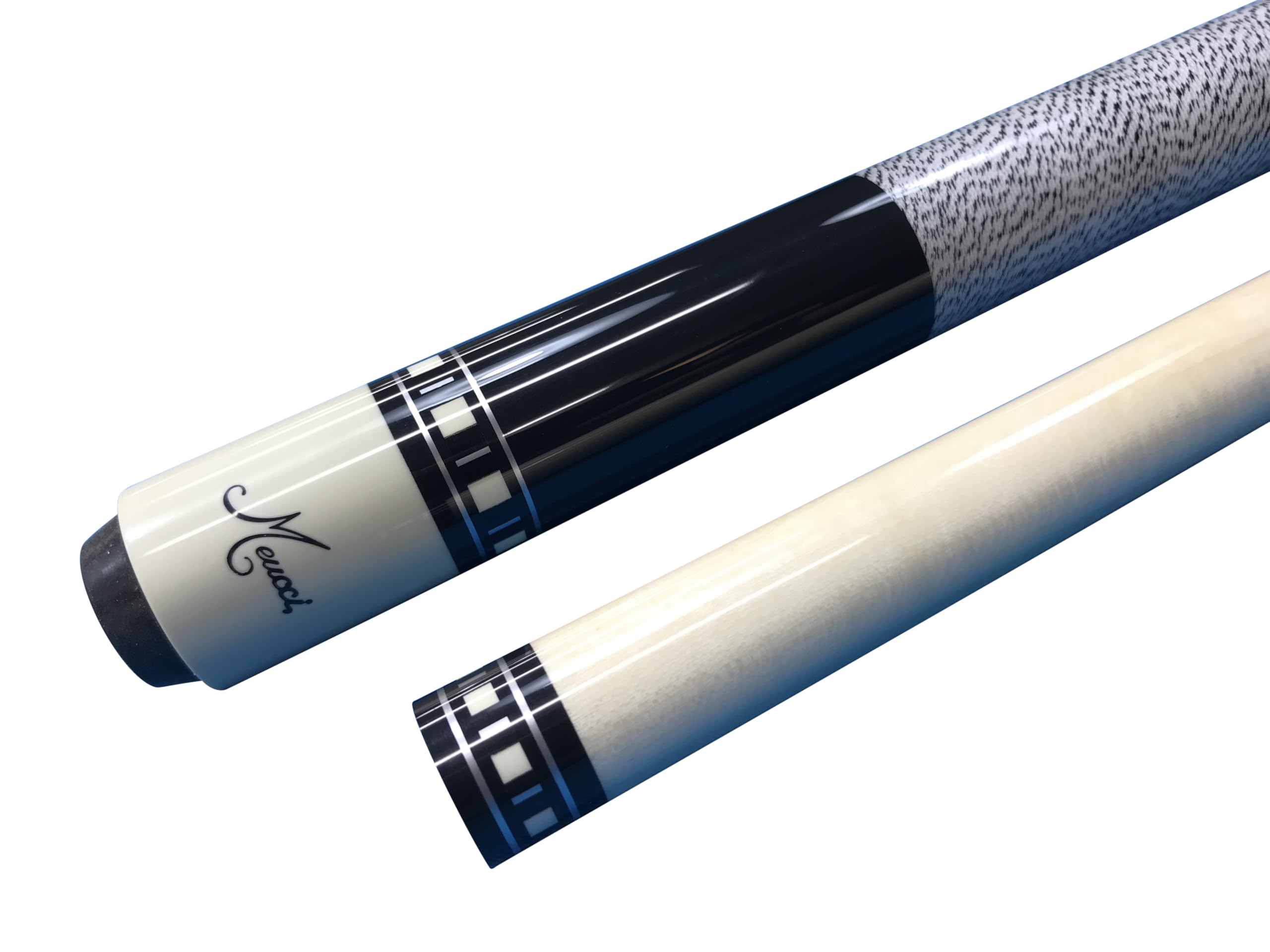 Meucci SB2-S手作りビリヤードプールキュースティック プロシャフト付き - スモークグレーステイン+ハ..