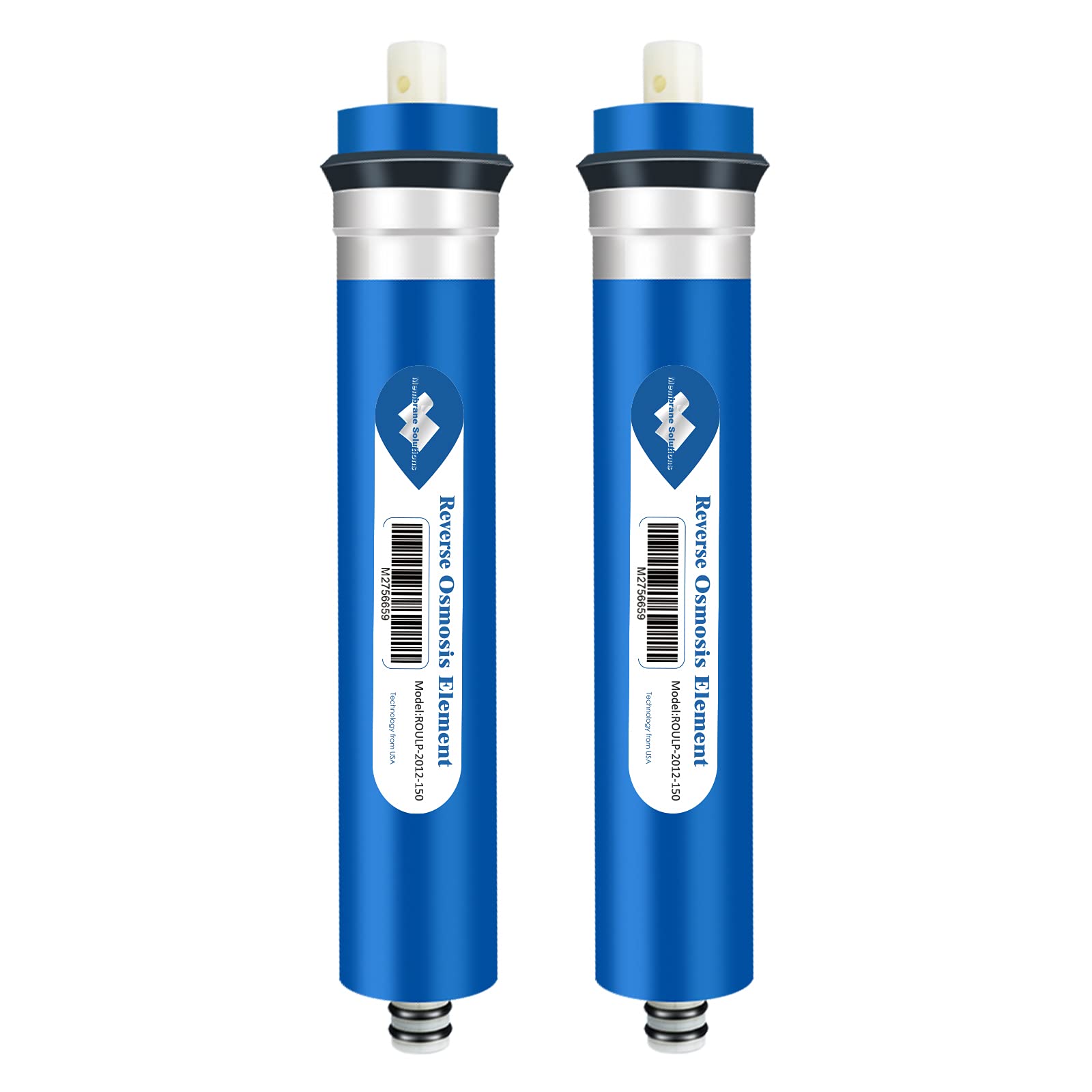 Alberts フィルター 150 GPD RO膜 RO膜 逆浸透膜 RO膜交換用 逆浸透フィルター シンク下 家庭 飲料 RO浄水器システム (2パック)