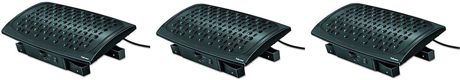 Fellowes気候コントロールフットレスト( 8030901 ) Pack of 3