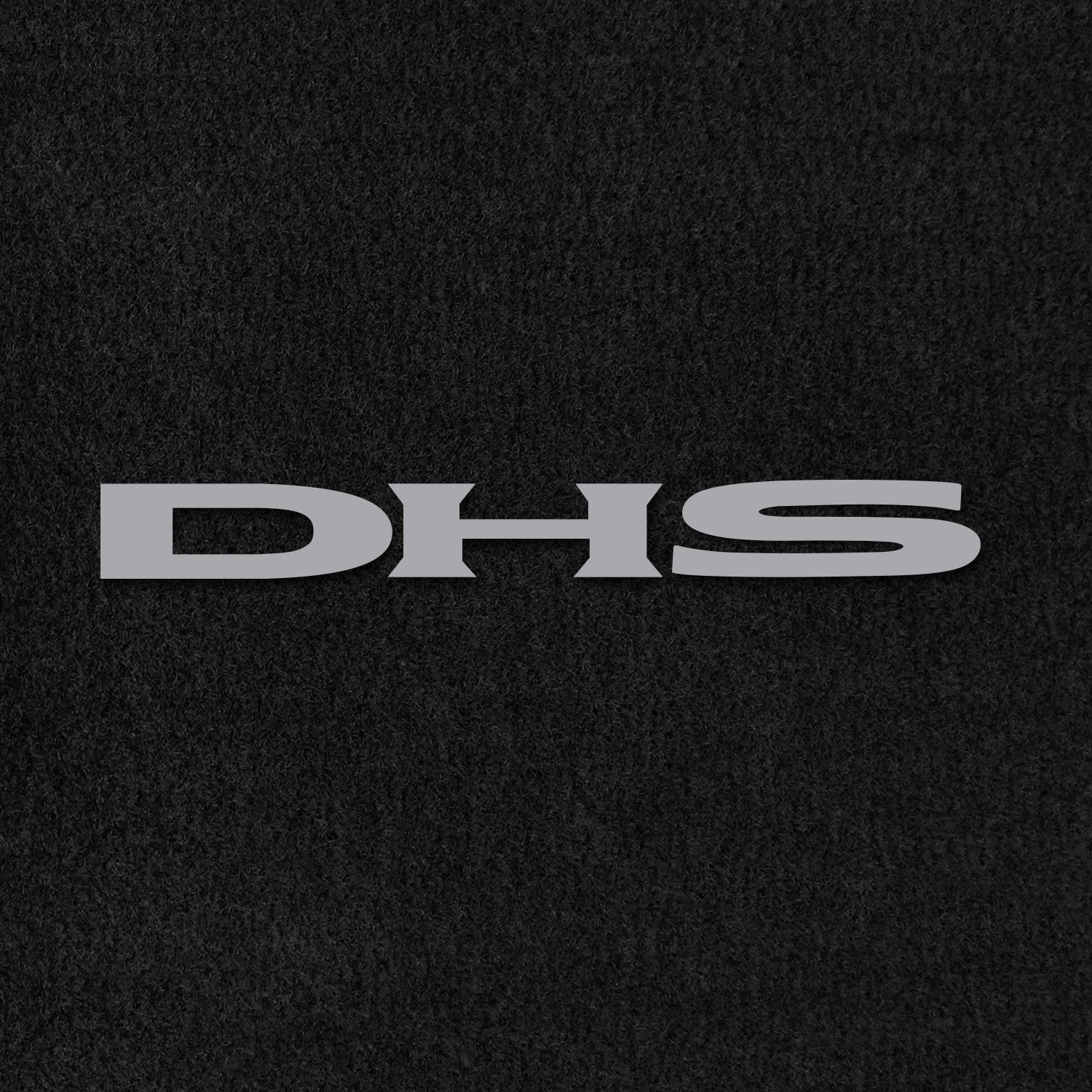 Lloyd Mats ? - Velourtex ブラック 5枚 フロアマット Cadillac DeVille 2000-05用 シルバーDHS刺繍