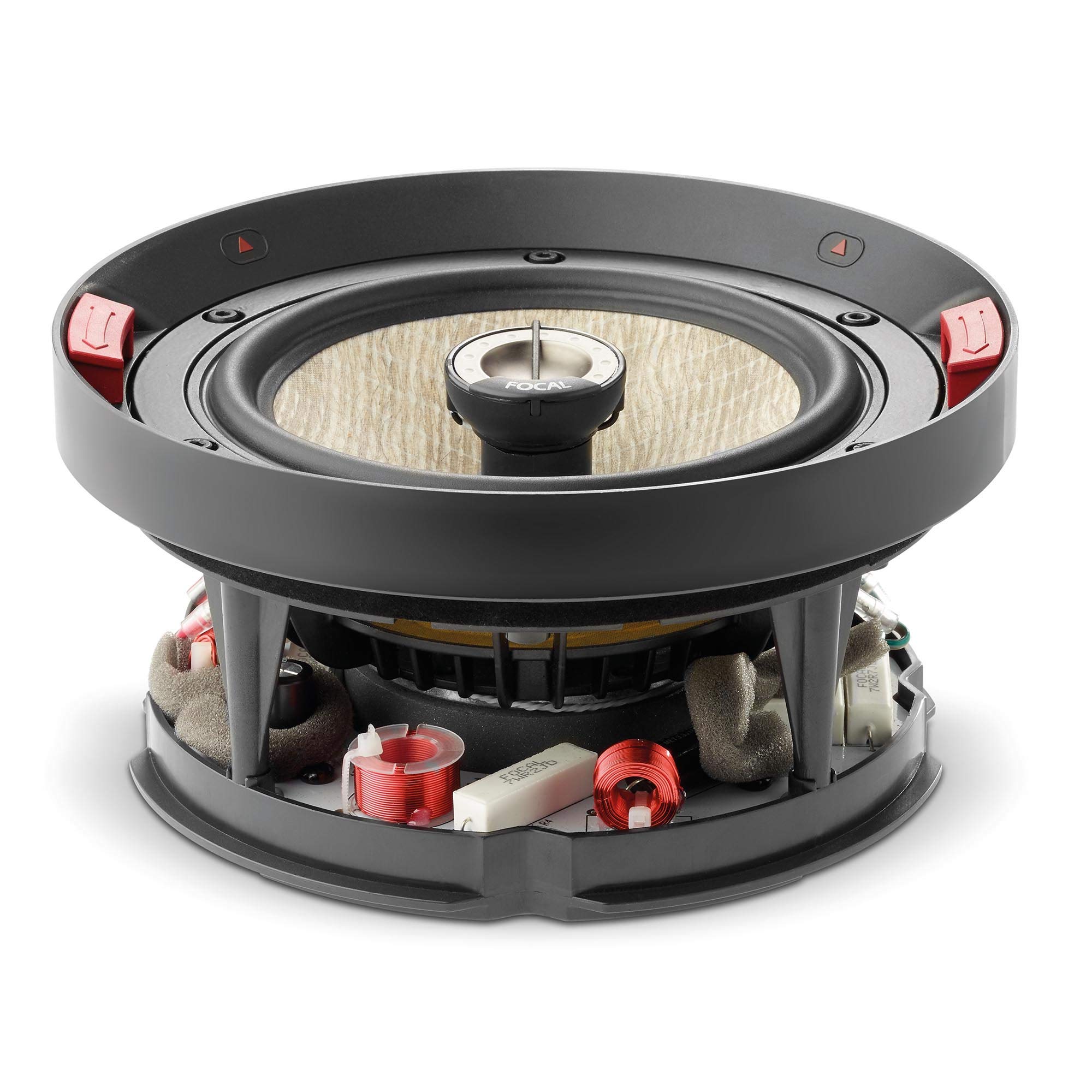 Focal F300ICW6 壁内/天井内ラウドスピーカー 6.5インチ (16.5cm) 亜麻ウーファー付き