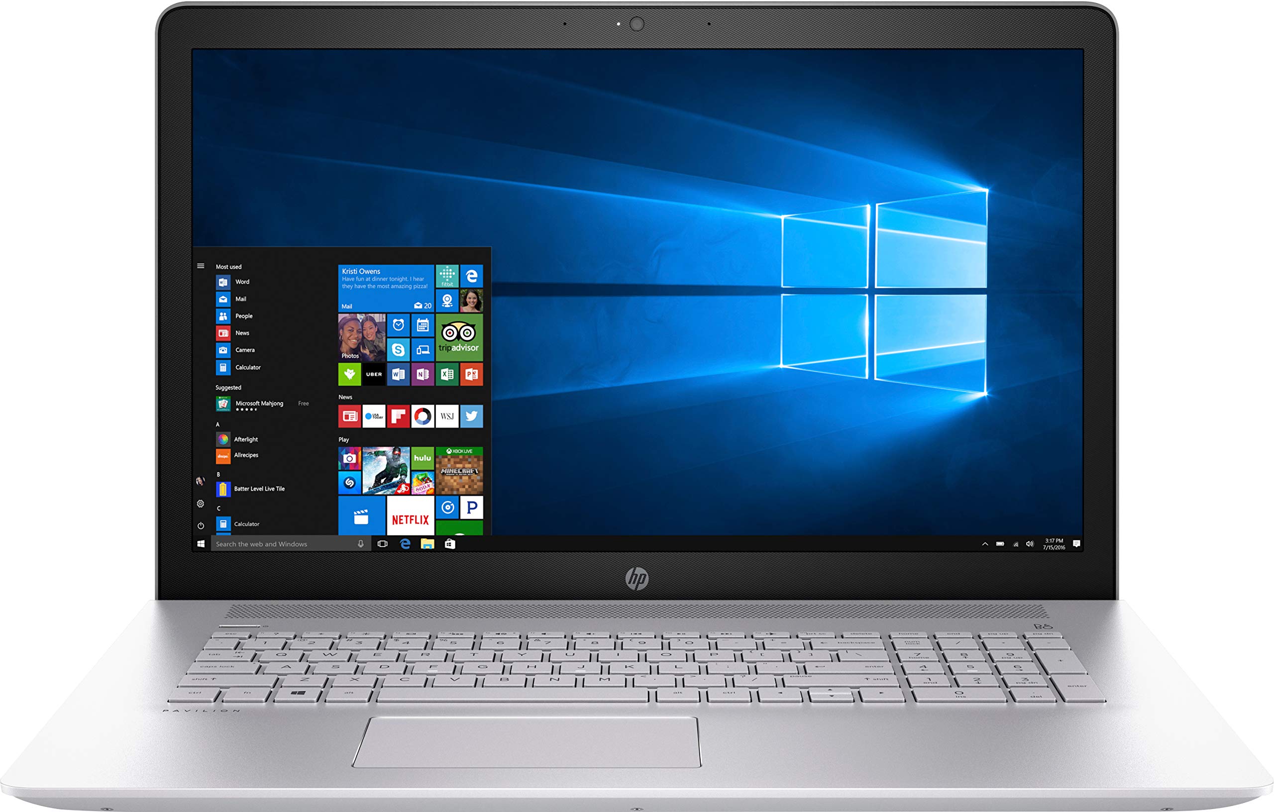 Refill Ink - HP Pavilion 17-ar050wm Laptop 17.3 FHD IPS anti-glare WLED-backlit (1920 x 1080) AMD Quad-Core A10-9620P 8GB RAM 1TB HDD DVD-Writer Windows 10 Home 64