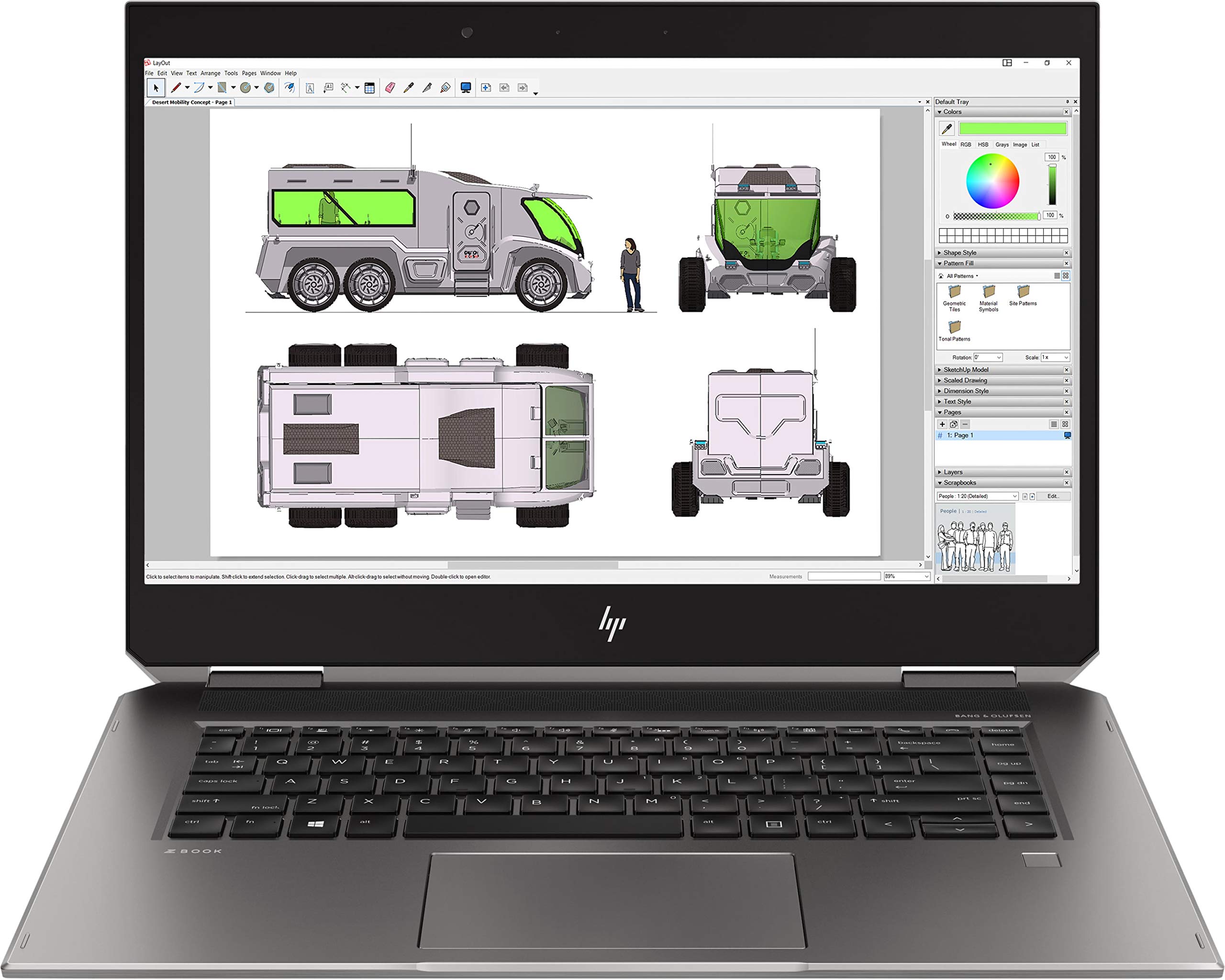 樂天商城 - HP ZBS360G5 Laptop (Windows 10 Pro Intel core i5-8300H 15.6 LCD Screen Storage: 256 GB RAM: 8 GB) Grey