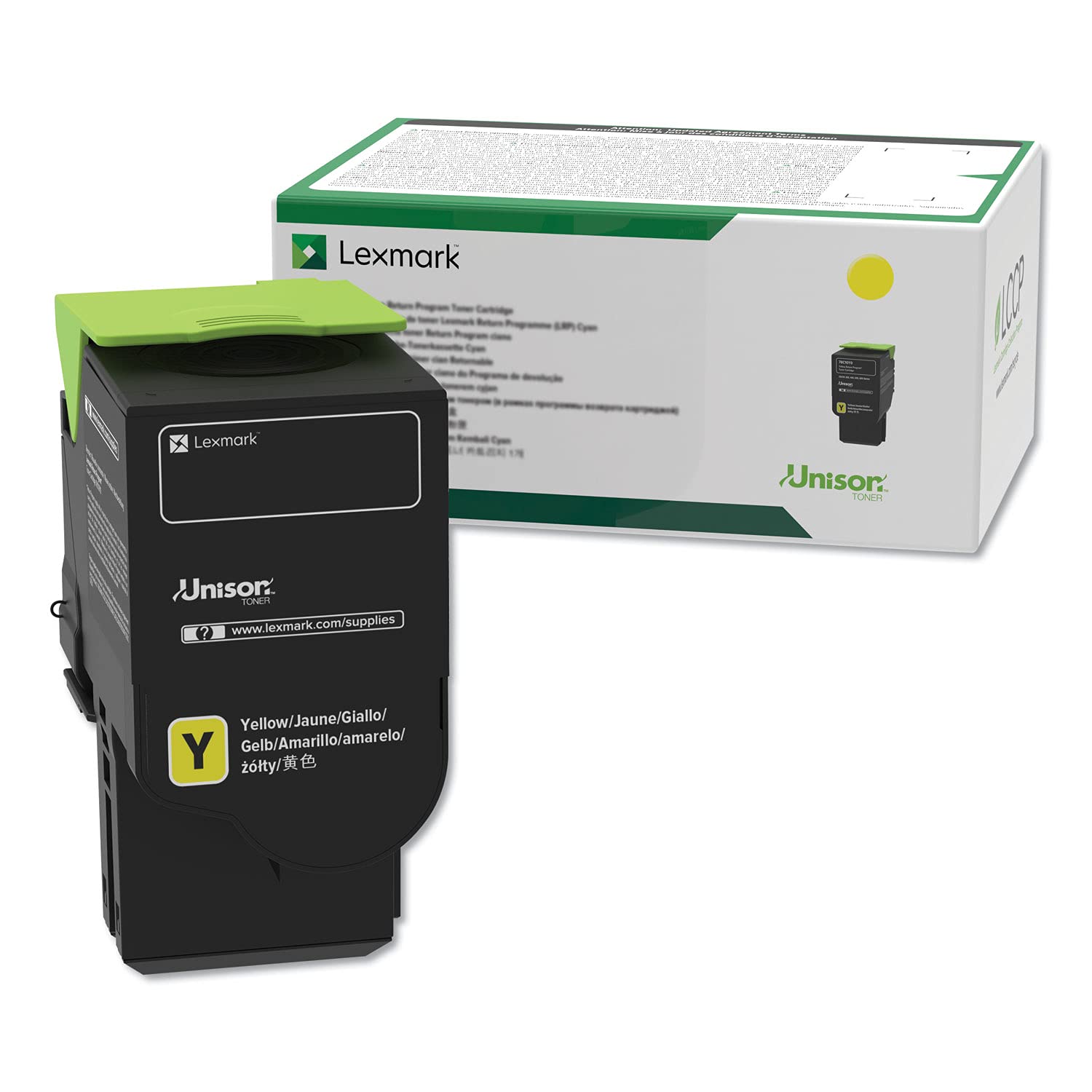 Lexmark C2310Y0 Yellow Return Program Cartridge Toner