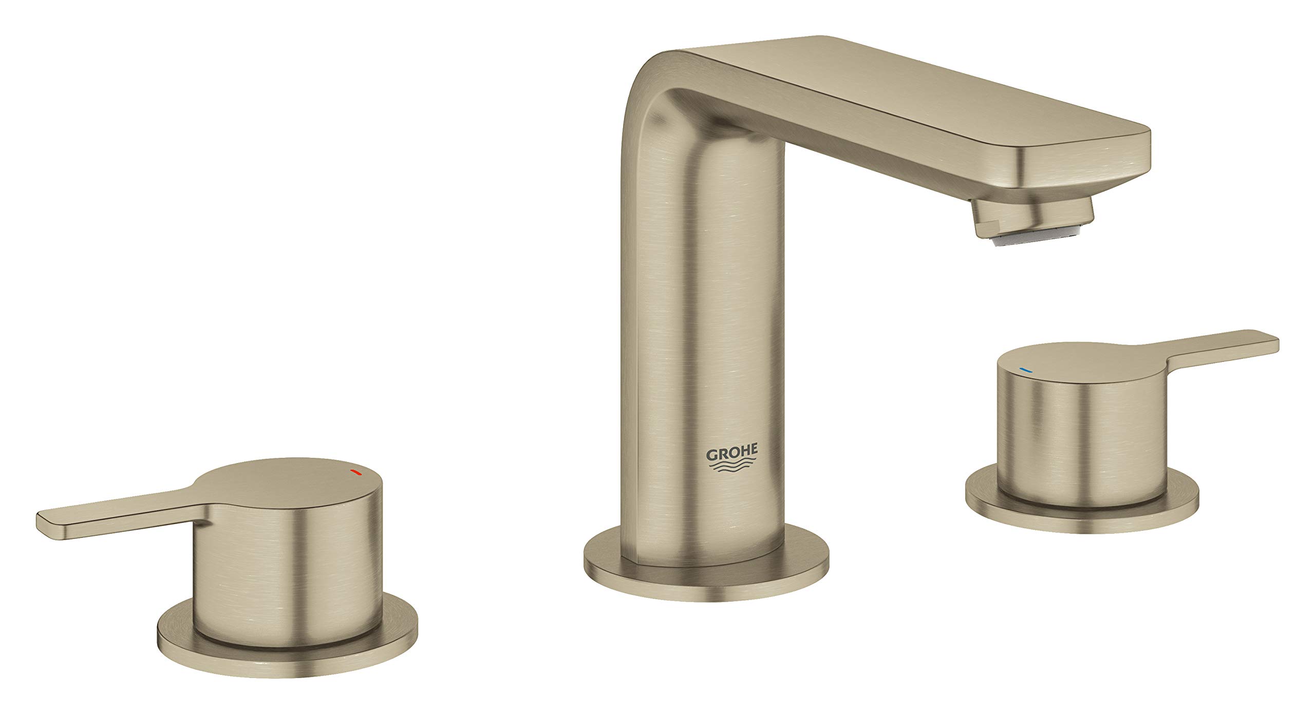 樂天商城 - GROHE Lineare 8インチワイドスプレッドツーハンドルバスルーム蛇口 スターライトクローム 20578ENA 1