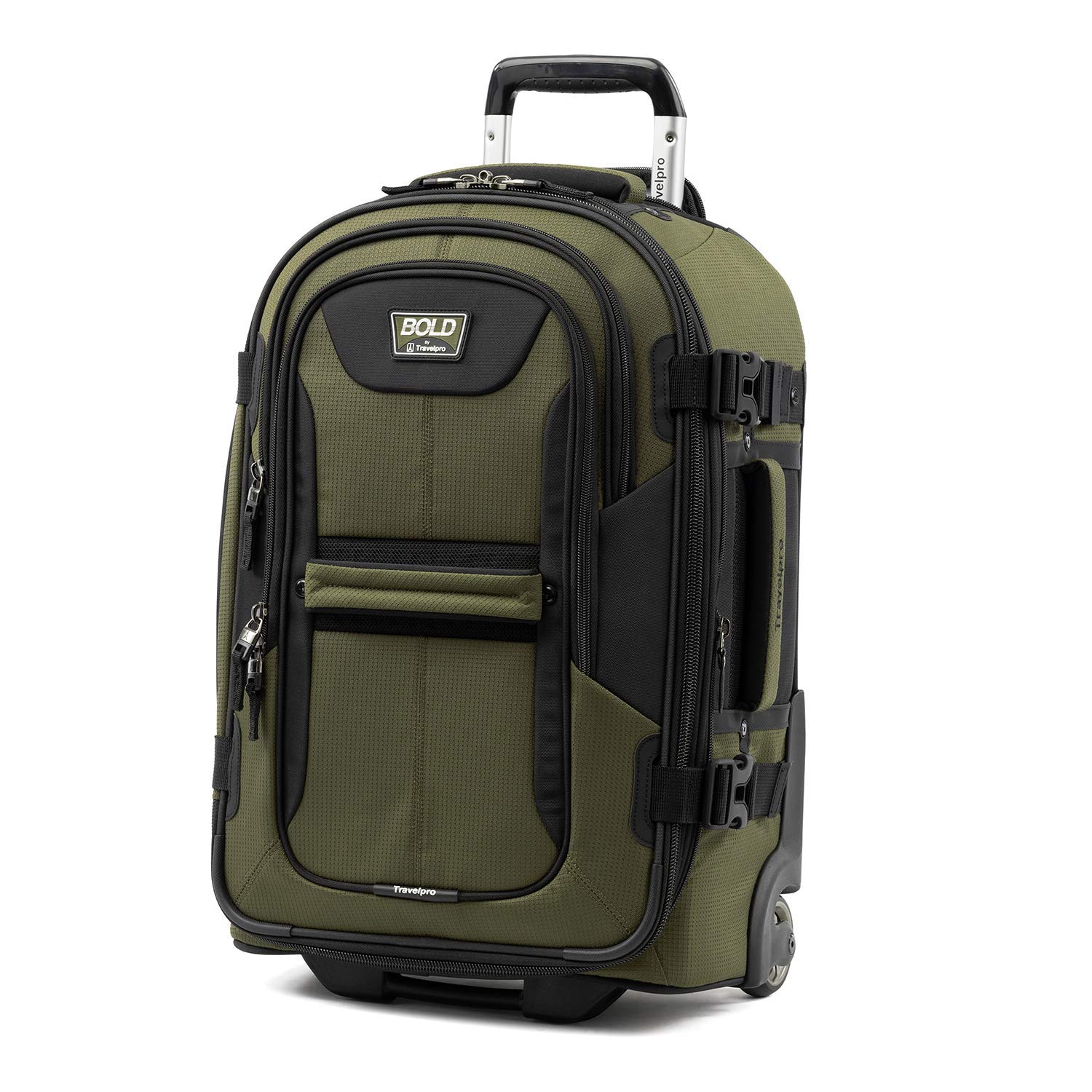 Travelpro Bold Expandable Rollaboard Olive/Black 22