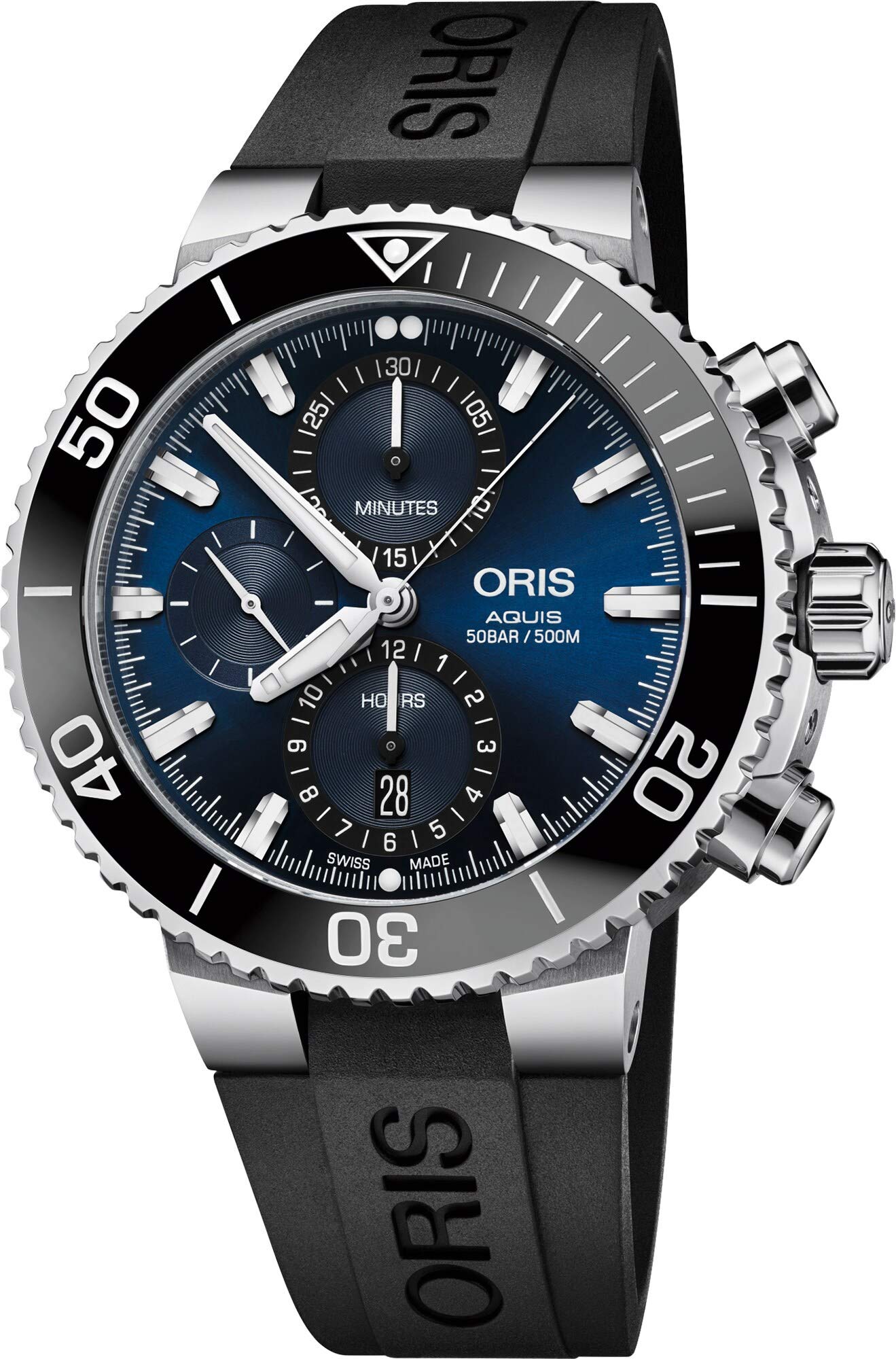 Oris Aquis �����Υ���� ���ƥ�쥹�������� ��֥��ȥ�å��դ� ��� �ӻ���