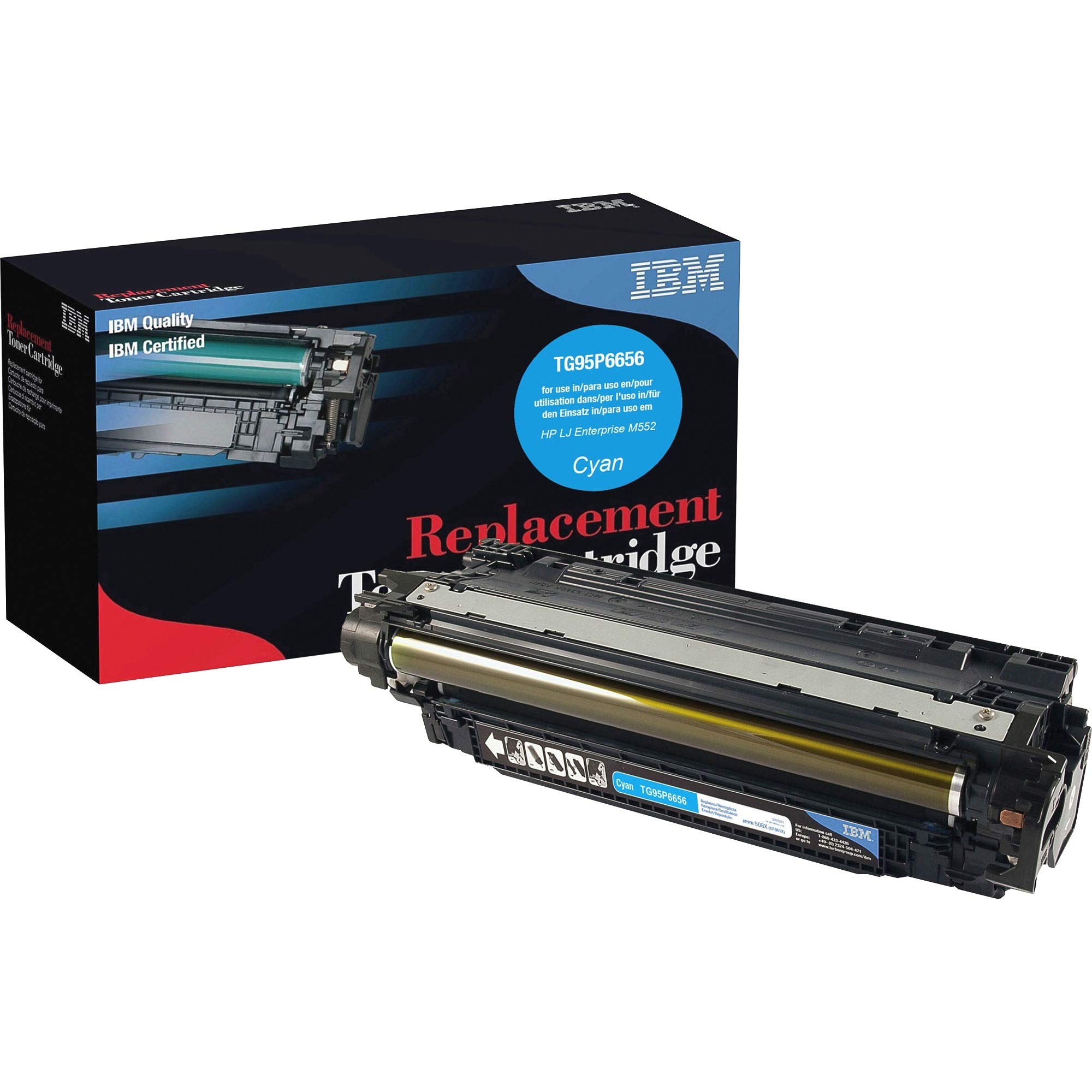 Ibm 再生トナーカートリッジ - HP 508X (Cf361X) の代替品 - シアン