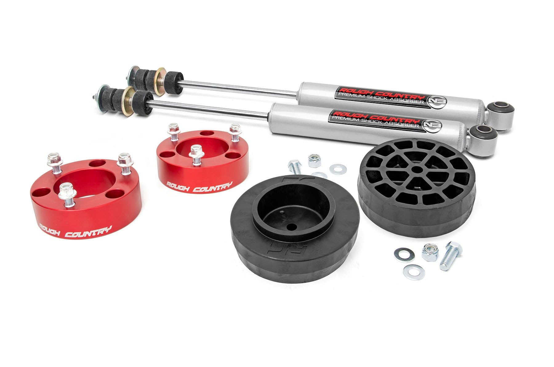 Rough Country 3インチ リフトキット 03-09 トヨタ 4-Runner| 07-14 FJクルーザー - 76530RED