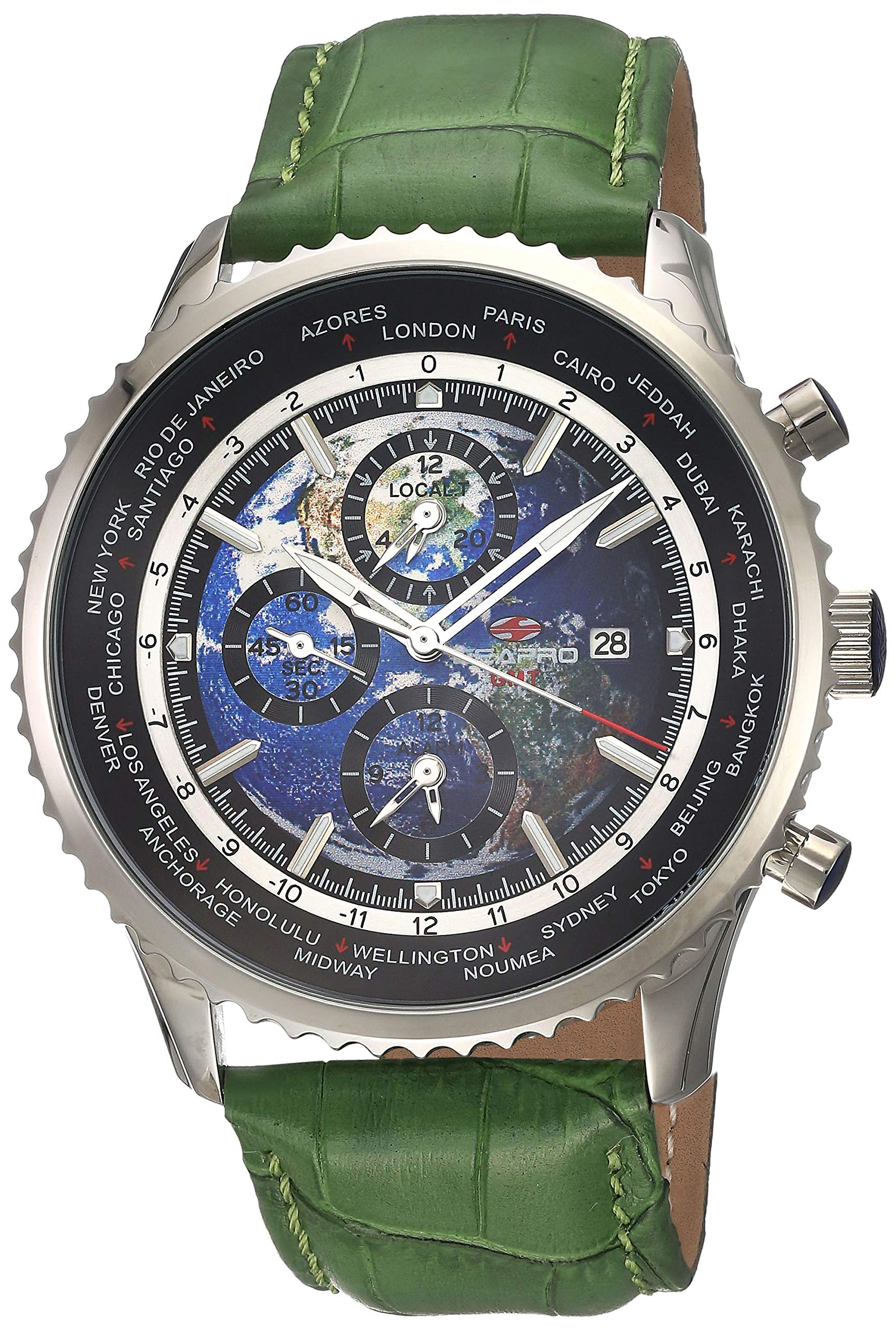 Seapro Men's Meridian World Timer GMT - Blue