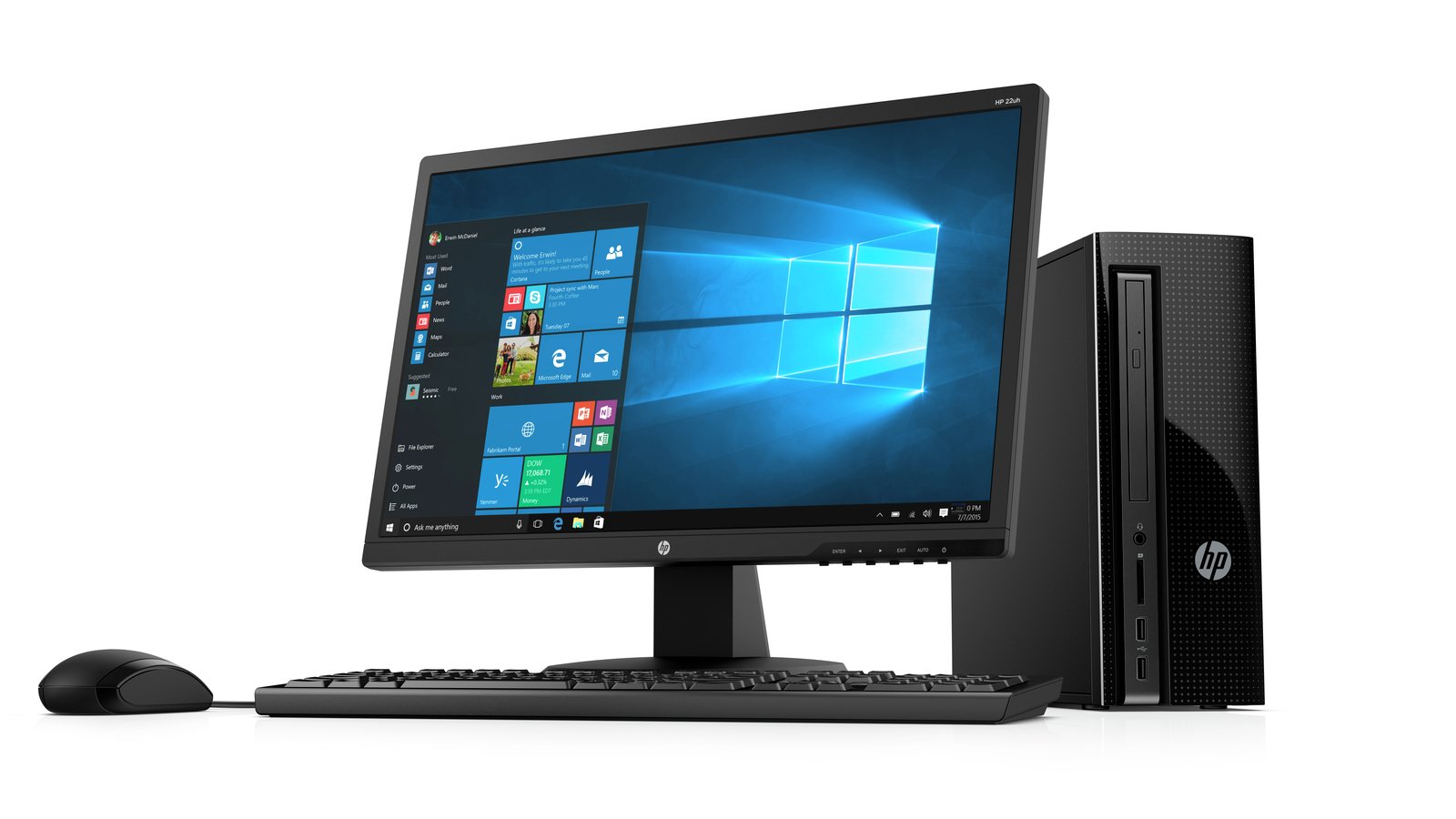 2018 HP 270 21.5-Inch Full HD Display Slim Deskt