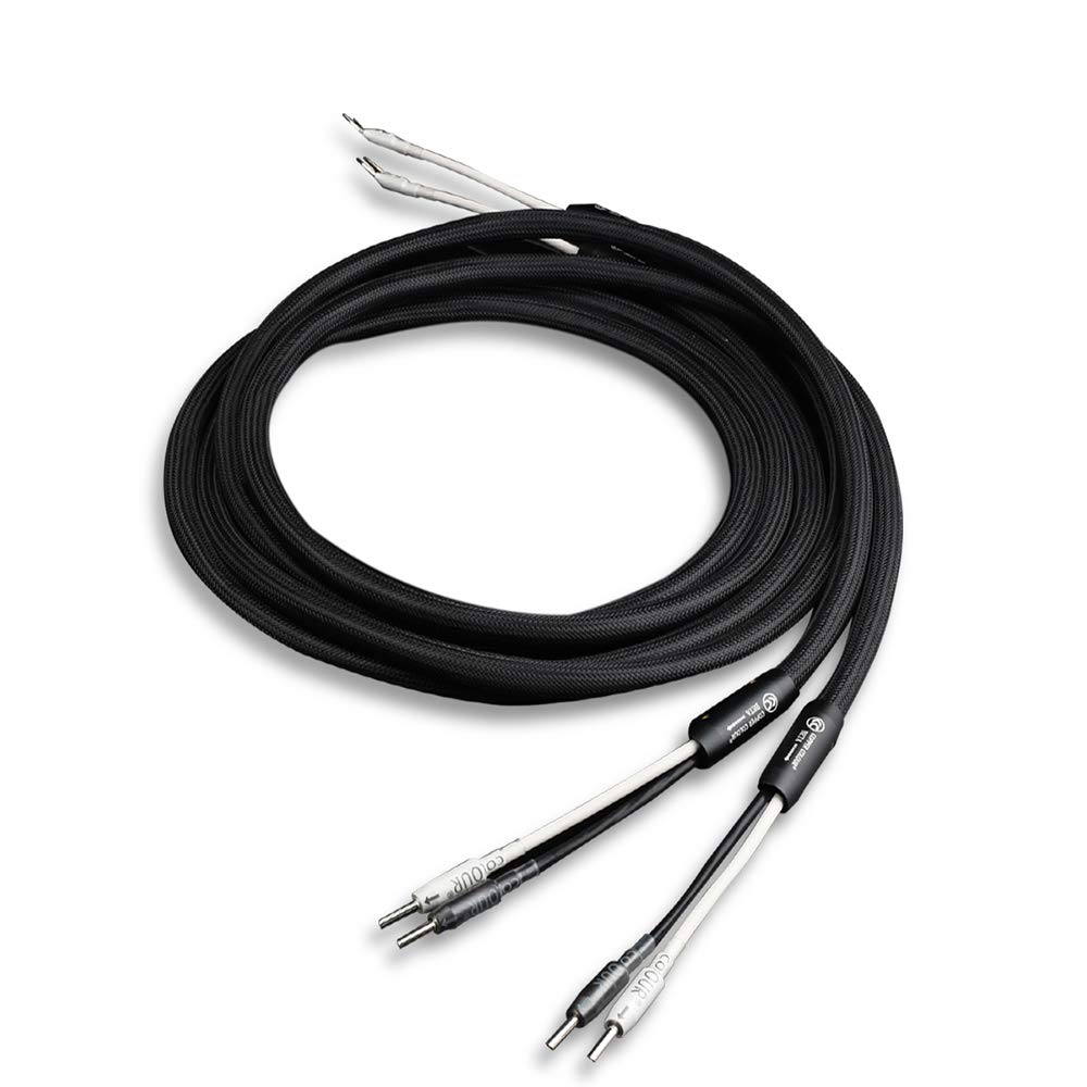 CopperColour BETAオーディオマニアスピーカーケーブルHiFiオーディオスピーカーコードペア2.5m (バナ..