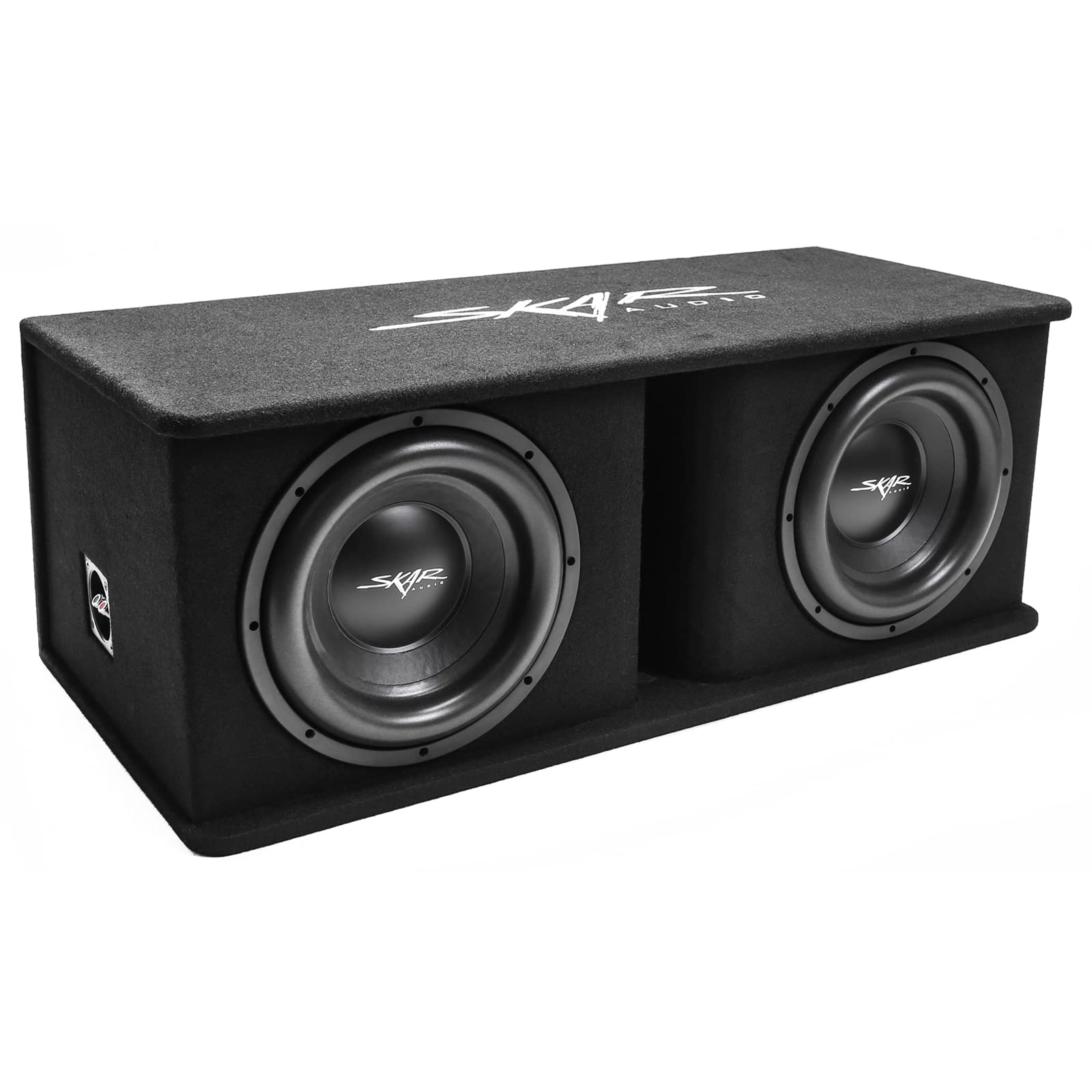 Skar Audio デュアル12インチ 2400W ロードSDRシリーズ 通気サブウーファーエンクロージャ SDR-2X12D4