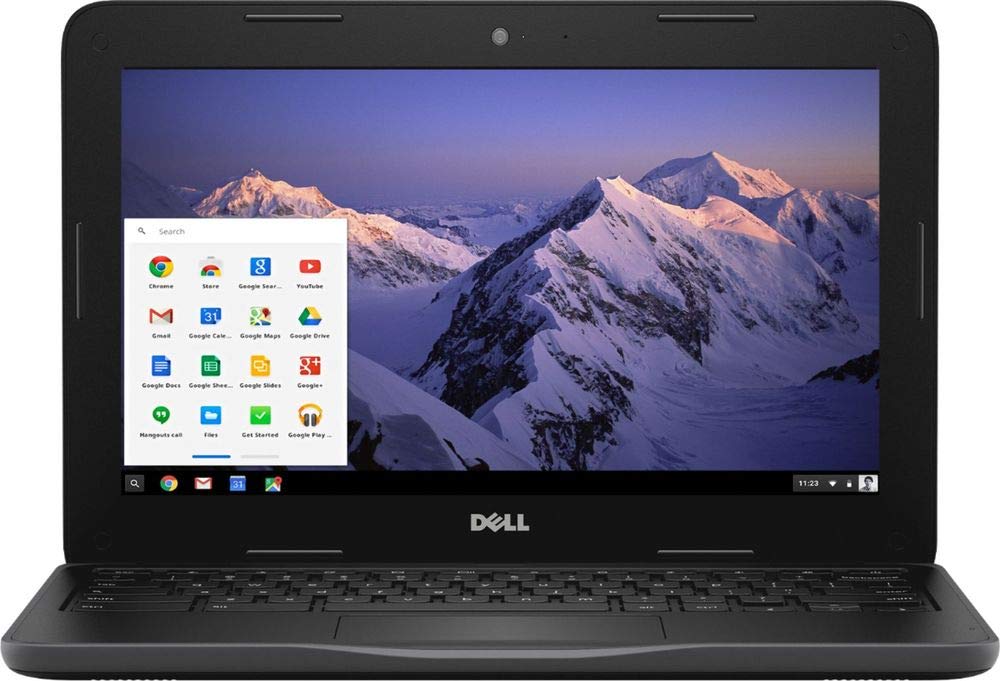 Dell Inspiron Chromebook 11 3181-11.6 HD - Celeron N3060-4GB - 32GB eMMC - Black