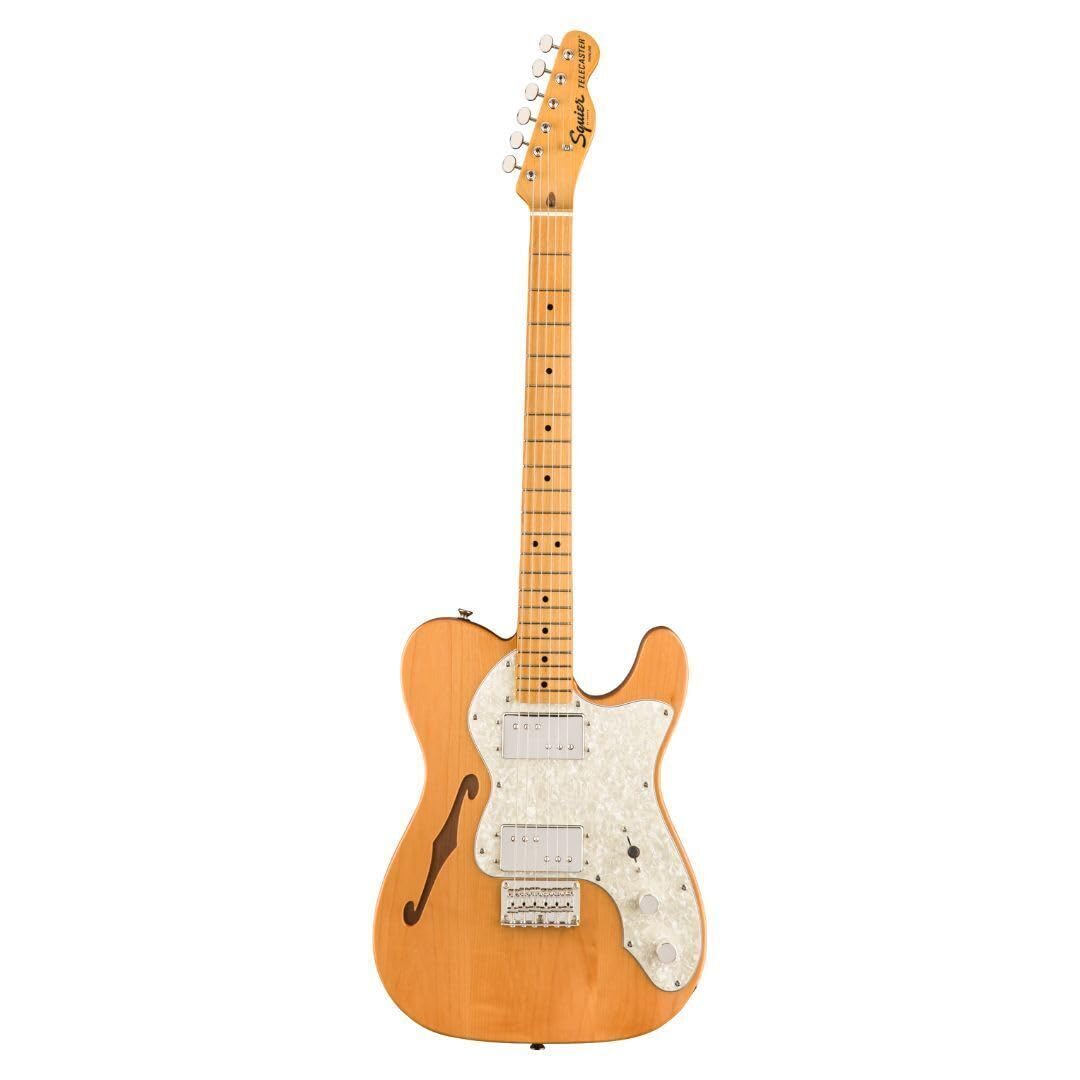 Squier by Fender エレキギター Classic Vibe '70s Telecaster? Thinline Maple Fingerboard Natural ソフトケース付き