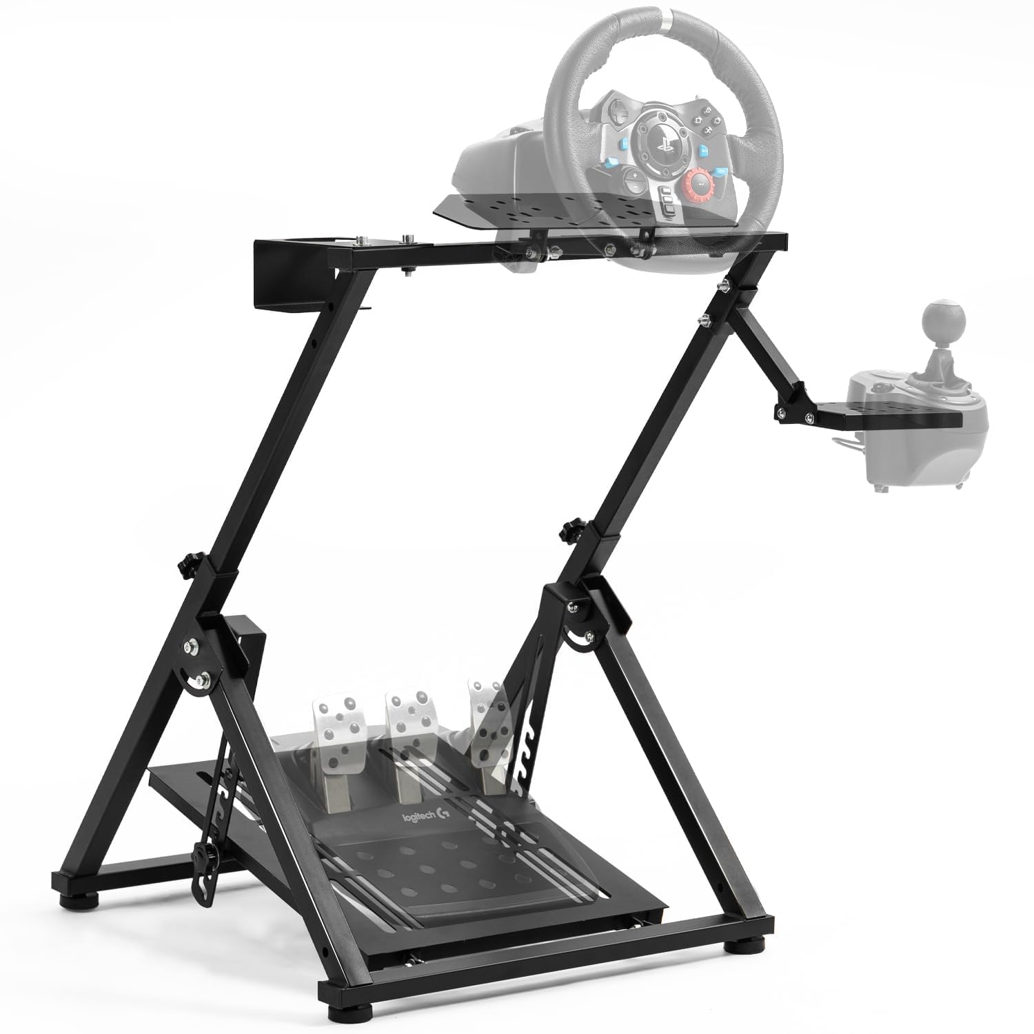 Marada Racing Game Steering Wheel Stand Adjustable for Logitech G25 G27 G29 G920 Driving Simulat..