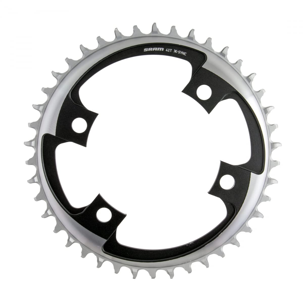樂天商城 - スラム「SRAM」X-Sync Chain Ring 1x12s107-42T Polar Greyグレーインナーフロントチェーンリング00.6218.014.003