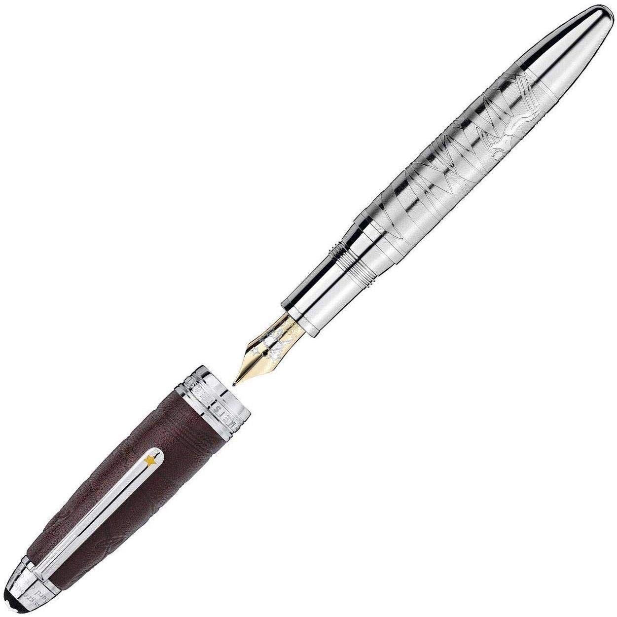 Montblanc 119683 ソリティア ドゥエ ルグランド マイスターシュテュック ル プチ プリンスとアビエーター 万年筆 F