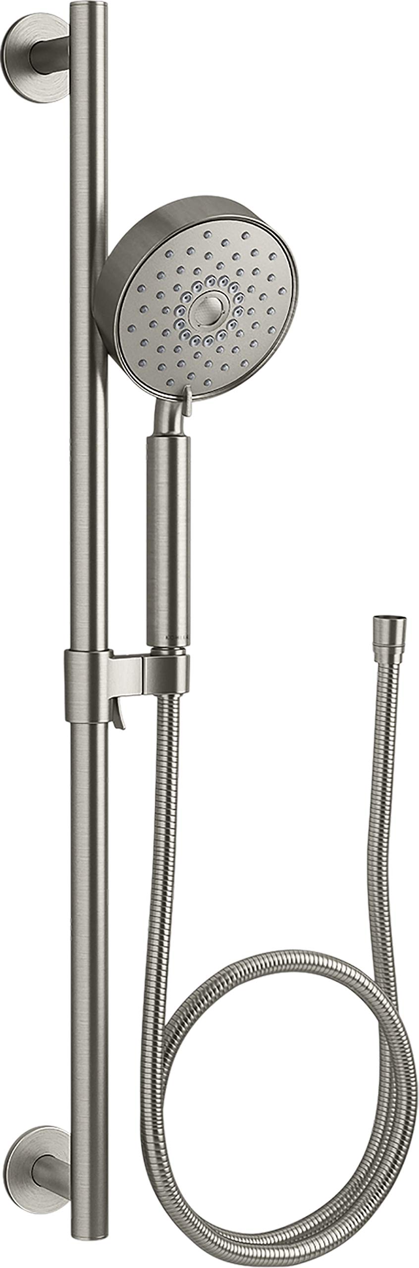 KOHLER 22178-BN Purist 2.5 gpm 多機能ハンドシャワーキット カタリストエアインダクションテクノロジー 鮮やかなブラッシュドニッケル