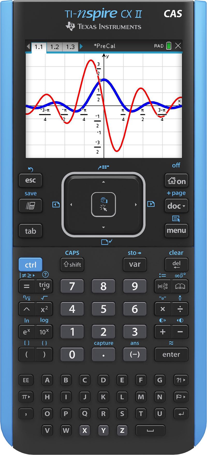 Texas Instruments(�ƥ����������󥹥ĥ����) TI-Nspire CX II CAS ���顼����շ׻��� �����ѥ��եȥ������դ�(PC/Mac)