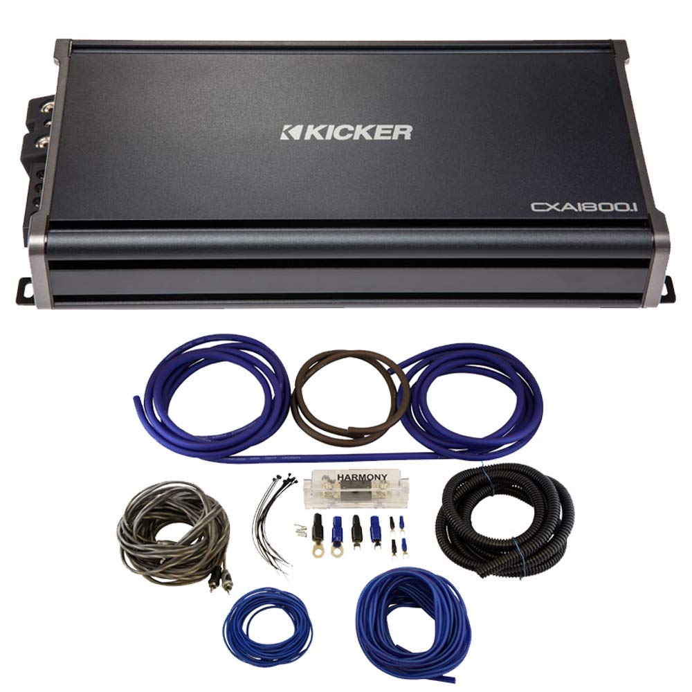 RICOH - Kicker CXシリーズ 43CXA18001 1800ワット カーオーディオサブウーファーアンプ アンプキット付き