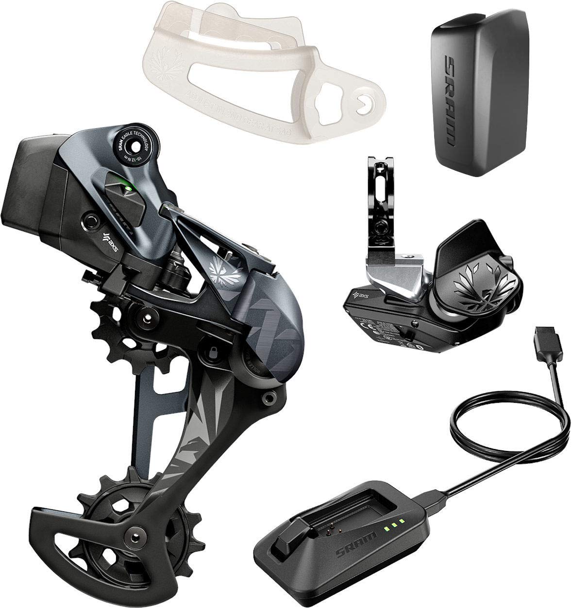 SRAM XX1 Eagle AXSアップグレードキット - リアディレイラー バッテリー Eagle AXSコントローラー ク..