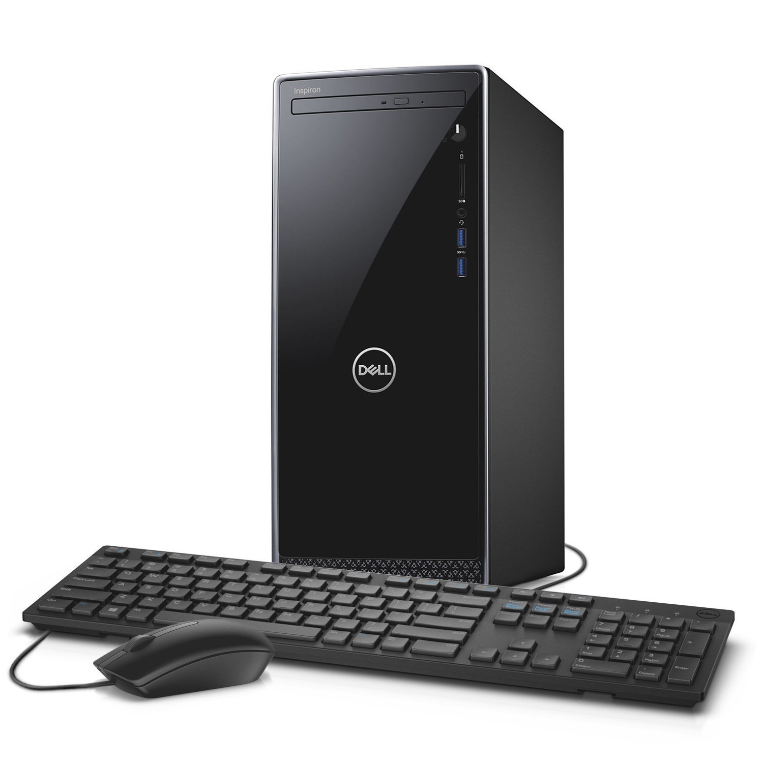 2019 Dell Inspiron Premium Desktop Tower:第9世代 Intel 8-Core i7-9700、16GB RAM、256GB SSD + 1TB HDD デュアルドライブ、WiFi、Bluetooth、DVDRW、HDMI、VGA、Windows 10 Home