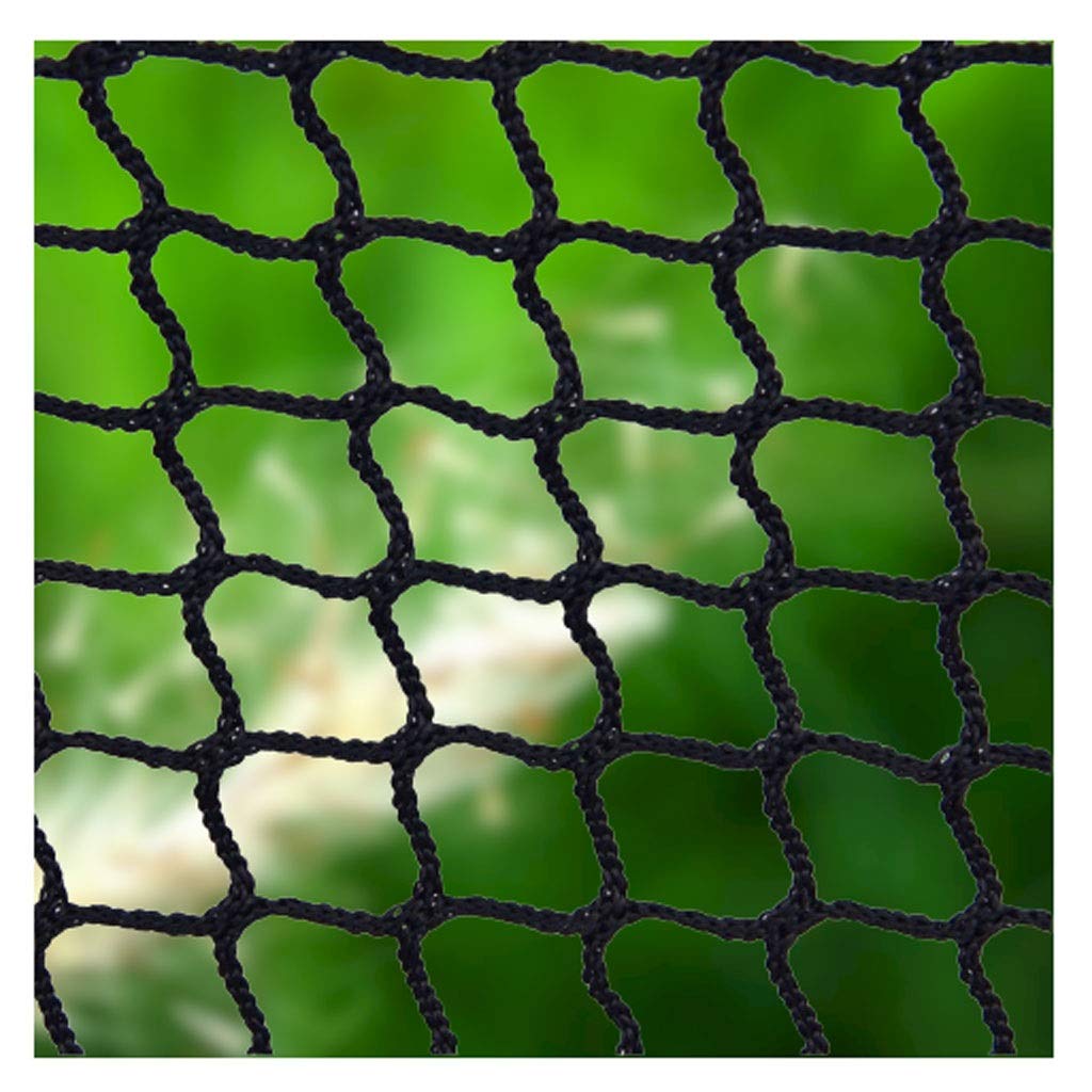 階段ネット ボールストップネット ベビー 階段ネット バルコニー 安全 子供の手すりボール 止めネット ナイロン バックストップゴールネット ブラックネット ゴルフコースバリア交換用保護ロープ 子供 屋内 屋外 3×4m(10*13ft) 199107