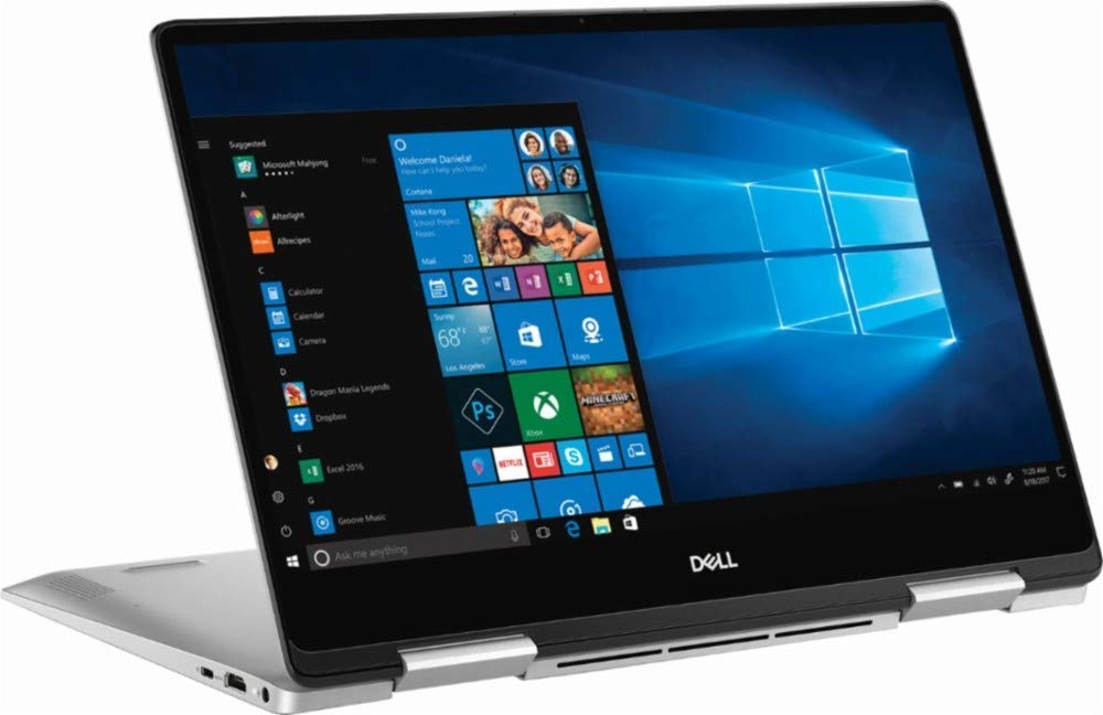 2019 Dell Inspiron 7000 13.3 FHD Touchscreen 2-in-1 Laptop Intel Quad Core i5-8265U Upto 3.9GHz 8GB DDR4 RAM 256GB SSD Backlit Keyboard Fingerprint Reader USB-C HDMI Windows 10