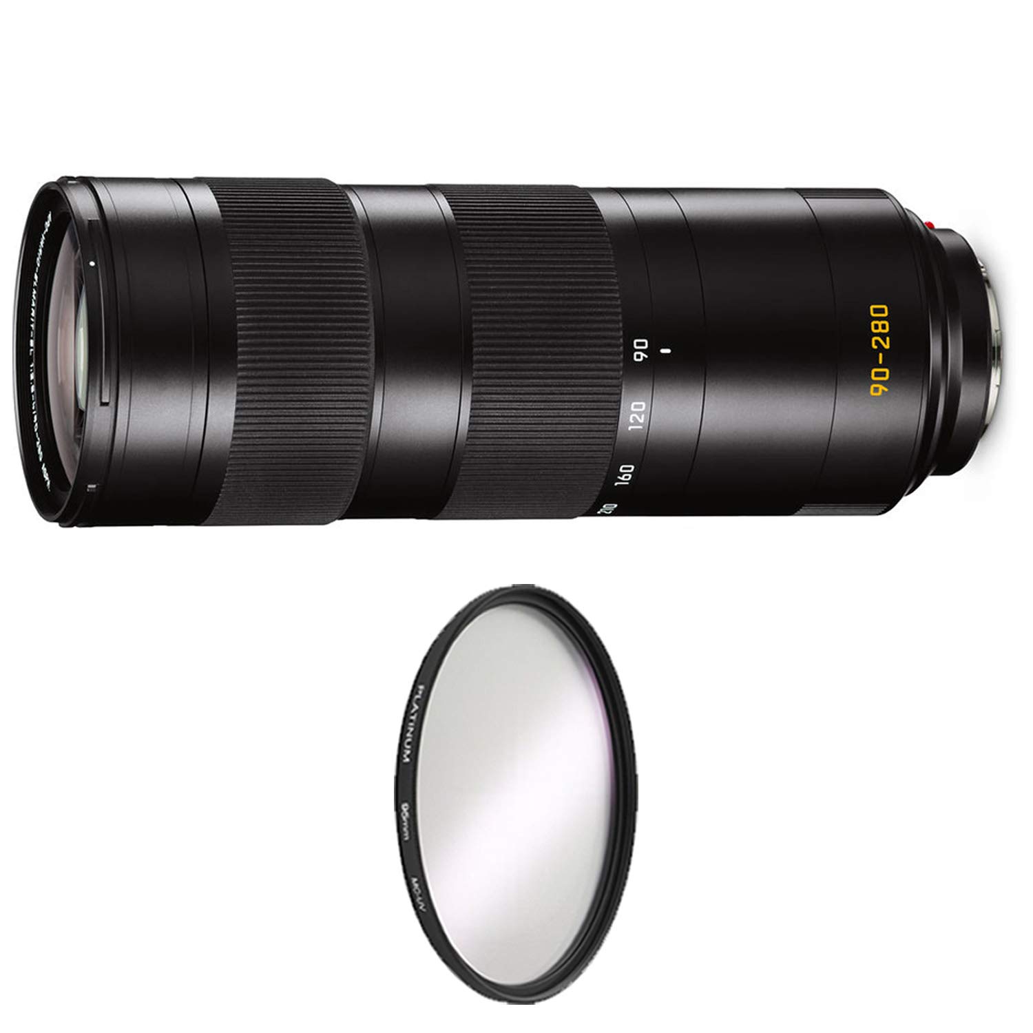 Leica APO-Vario-Elmarit-SL 90-280mm f/2.8-4 Lens + UV Protective Filter Combo