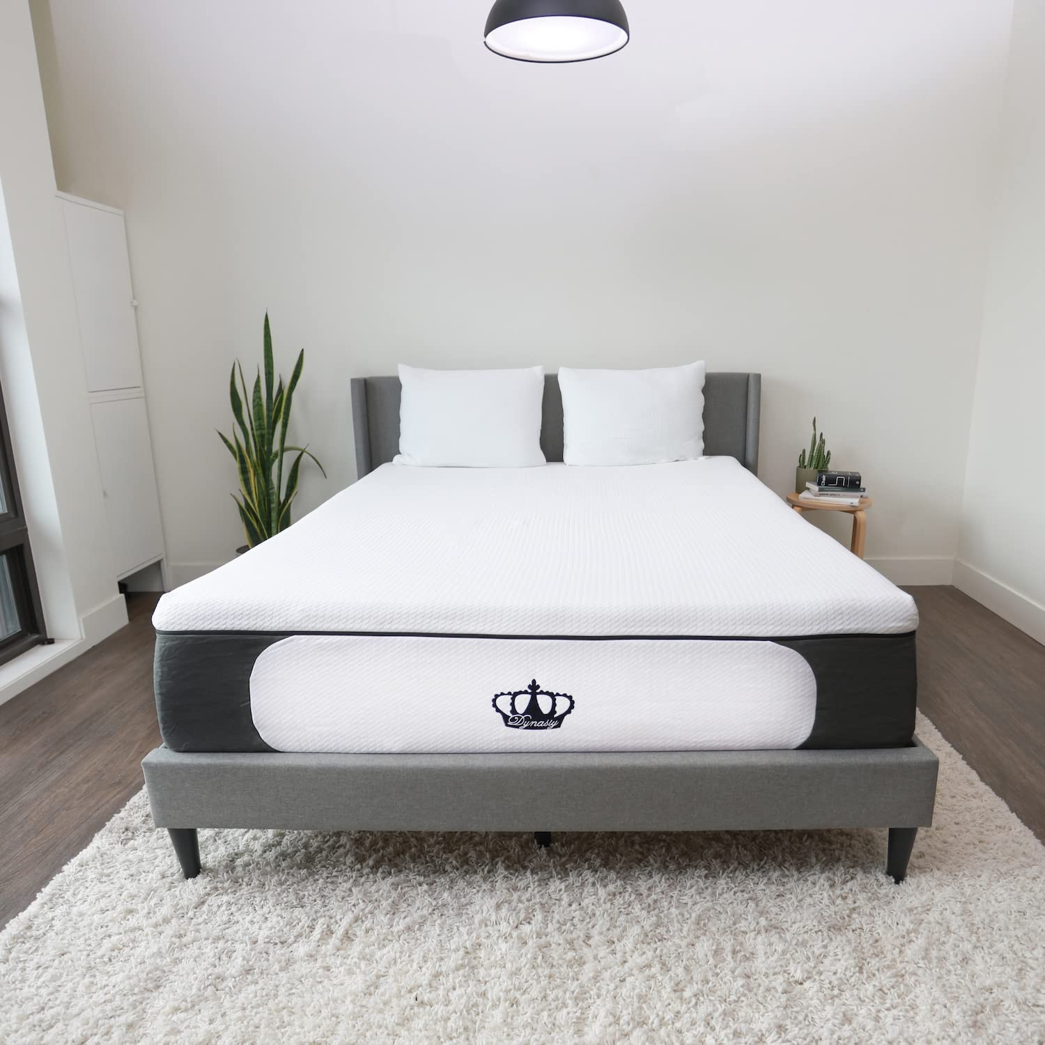 Refill Ink - DynastyMattress 14.5インチ CoolBreeze プラッシュ ミディアムソフトジェルメモリーフォームマットレスベッド サイズキング 76 x 80 (アメリカ製)