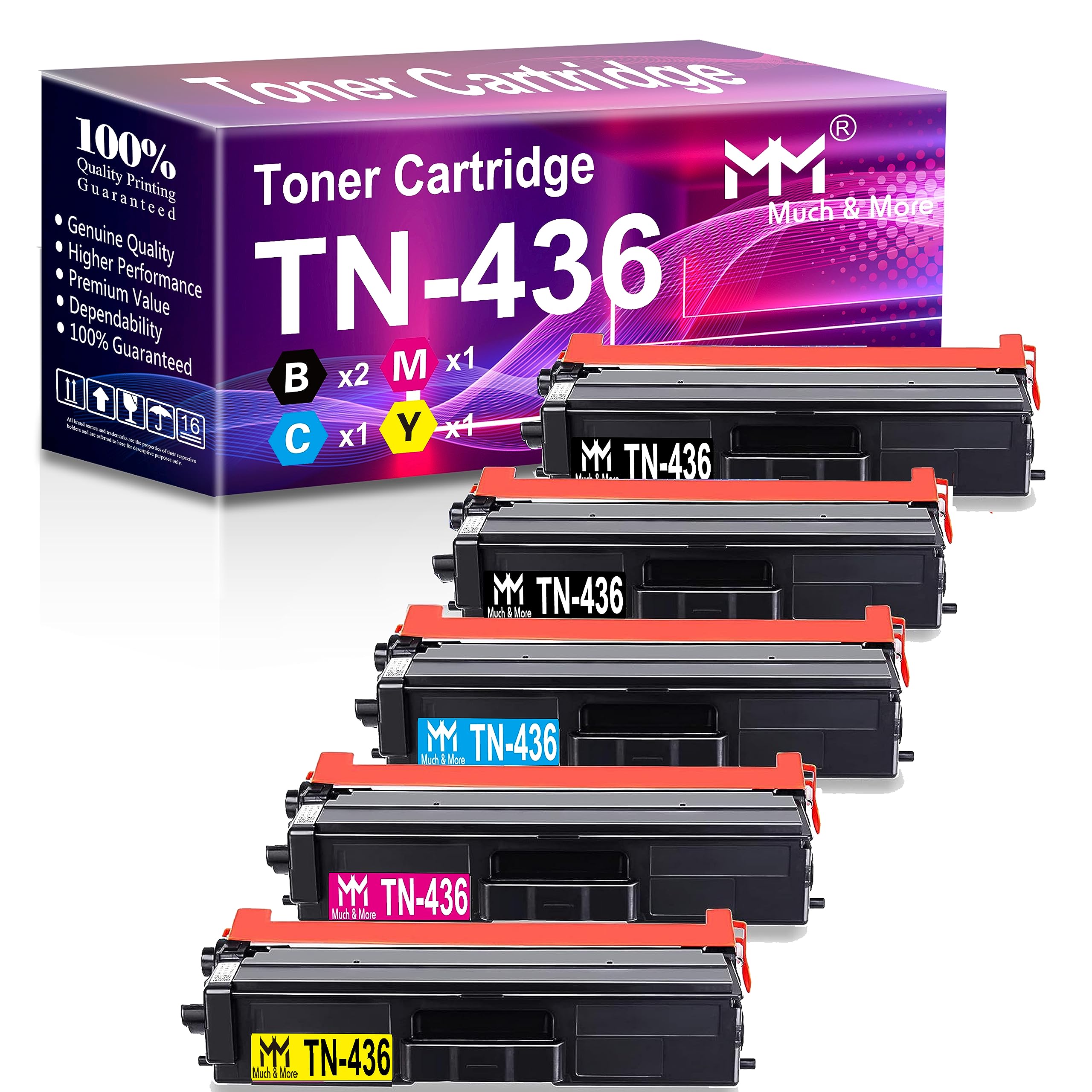 MM MUCH &MORE �ߴ��ȥʡ������ȥ�å� Brother ������ TN436 TN-436 ���� HL-L8260CDW L8260CDN L8360CDW MFC-L8690CDW L8900CDW DCP-L8410CDW �ץ�󥿡� (5�ѥå���2BK+C+M+Y)