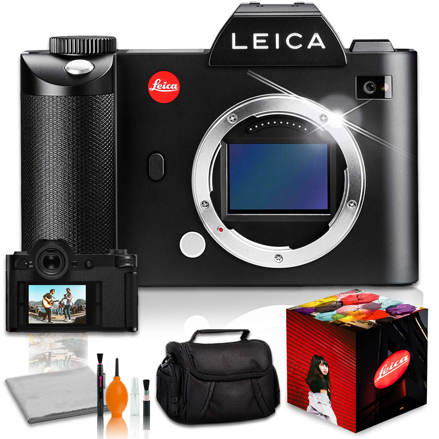 Leica SL (Typ 601) Mirrorless Digital Camera Pemium Camera Case Bundle