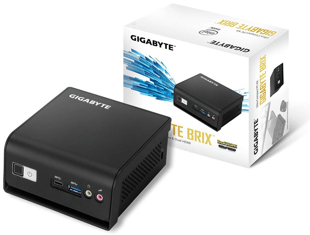 Gigabyte Ultra Compact Mini PC/Intel UHD Graphics 600/2.5 HDD SSD/HDMI (2.0) Component- GB-Blce-4105R