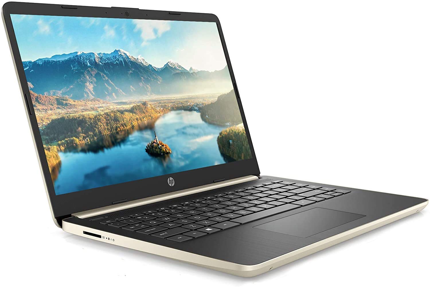 HP フラッグシップ 14 HD 薄型&軽量 ノートパソコン PC - 14インチ マイクロエッジディスプレイ 第10世代 Intel Quad-Core i5-1035G1 8GB RAM 256GB PCIe SSD + 16GB Optane BT USB Type-C WiFi HDMI ウェブカメラ Win 10 -ゴールド