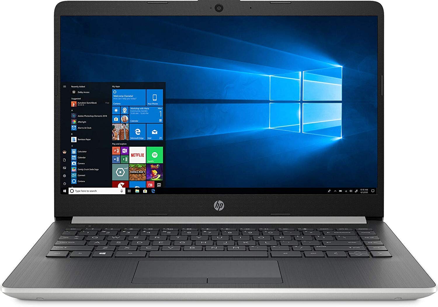 HP 14インチ タッチスクリーン ノートパソコン AMD Ryzen 3-3200U 最大3.5GHz 8GB DDR4 256GB SSD Blue..