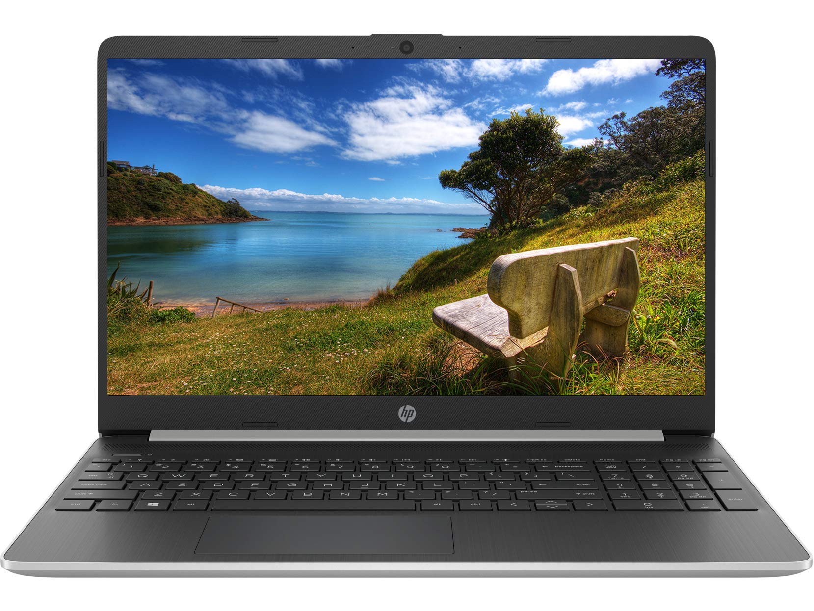 HP 15 ラップトップ 15.6インチ FHD 1080p アンチグレア マイクロエッジディスプレイ 第10世代 Intel Core i7-1065G7 最大3.9GHz 8GB RAM 256GB PCIe SSD Bluetooth HDMI Webcam Type-C フルサイズキーボード Win 10 シルバー