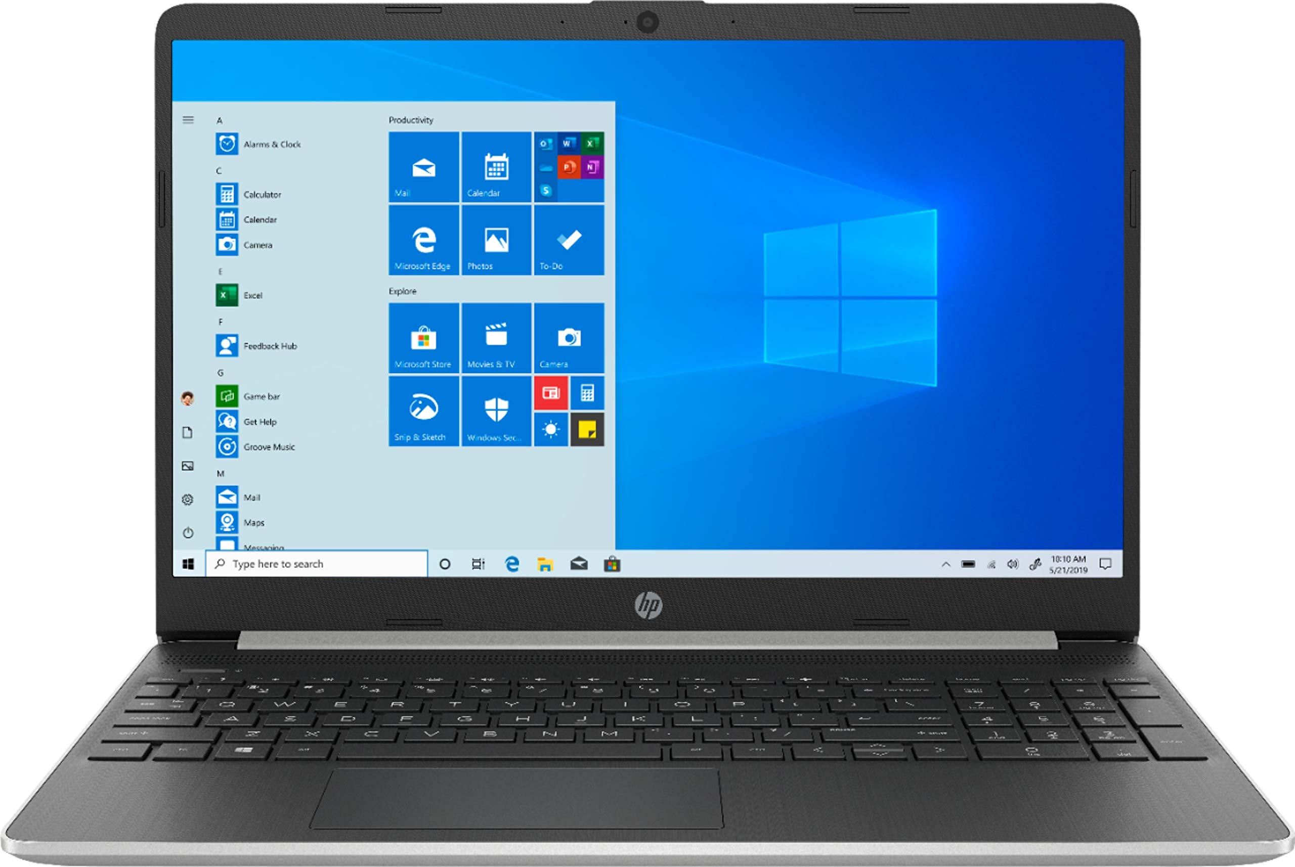 HP 15.6 ノートパソコン (15-DY1023DX) Intel Core i5 - 12GB メモリ - 256GB SSD + 16GB Optane - 天然シルバー/アッシュシルバーキーボード