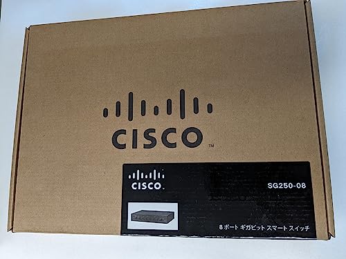 【Cisco】 SG250-08 8ポートギガビットスマートスイッチ