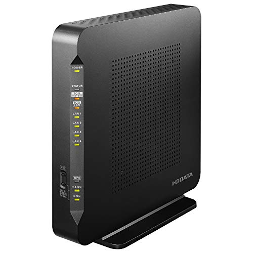 アイ・オー・データ WiFi 無線LAN ルーター 有線LAN10Gbps 11ax 最新規格 Wi-Fi6 AX3600 2402+1150Mbps IPv6 3階建/4LDK/32台 PS5 日本メーカー WN-DAX3600XR