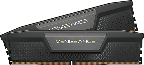 CORSAIR DDR5-5600MHz デスクトップPC用 メモリ VENGEANCE DDR5 ブラック 64GB [32GB×2枚] CMK64GX5M2B5600C40 (PC5-41600)