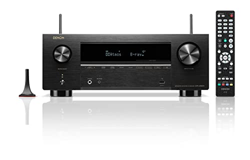 デノン Denon AVR-X2800H 7.2ch AVサラウンドレシーバー 8K Ultra HD、HDR10+、 eARC対応/ブラック AVR-X2800HK