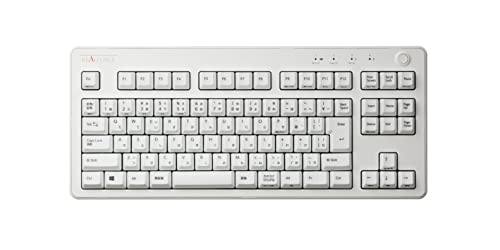 REALFORCE R3 キーボード ハイブリッド テンキーレス 30g 日本語配列 ホワイト R3HC23